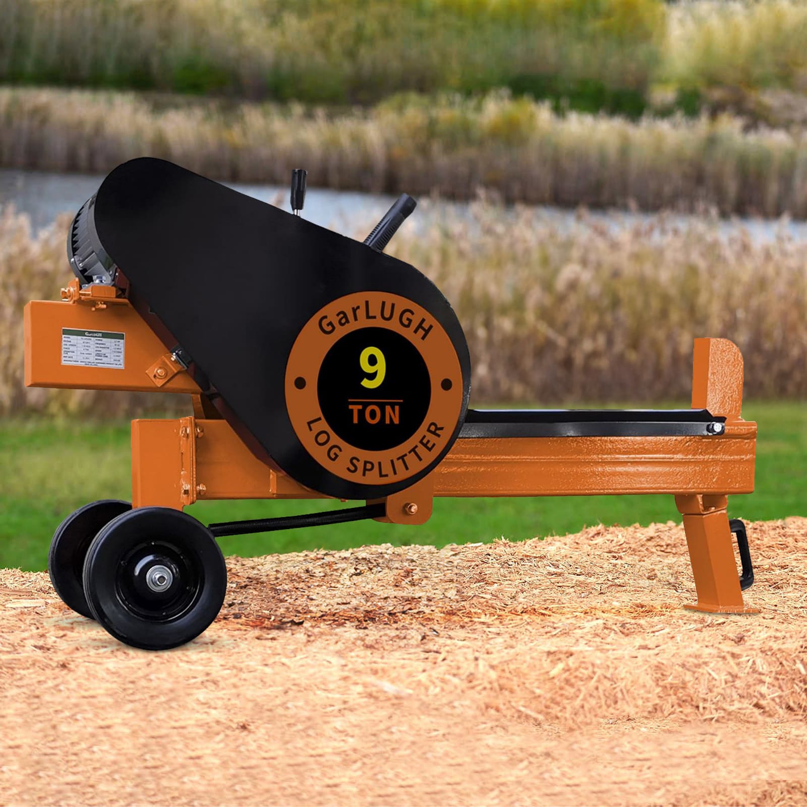 Maocao Hoom Flywheel Electric Log Splitter in the
