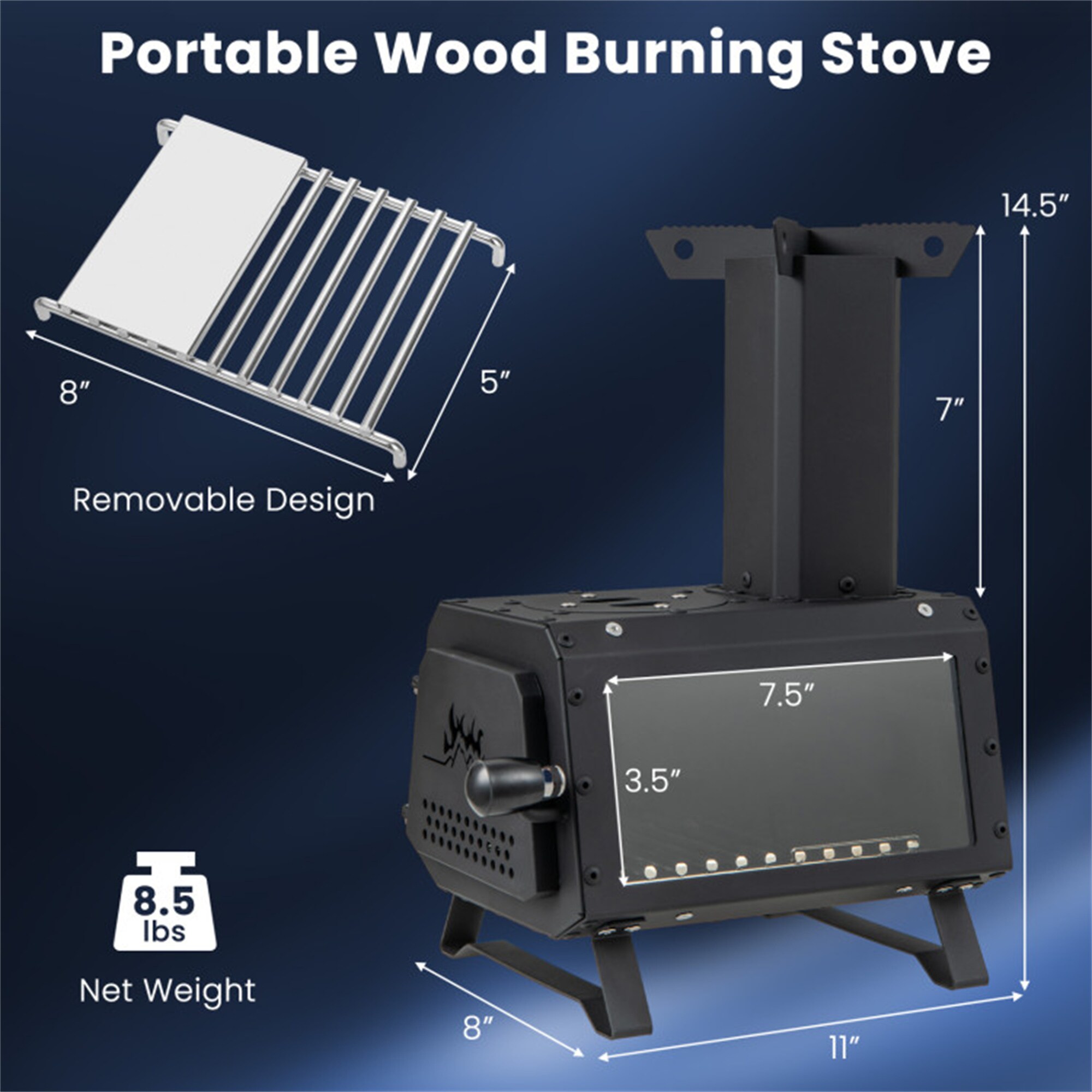 BABOOM BOM-61475DK-CO Outdoor-Woodburning-Firepits - View #5