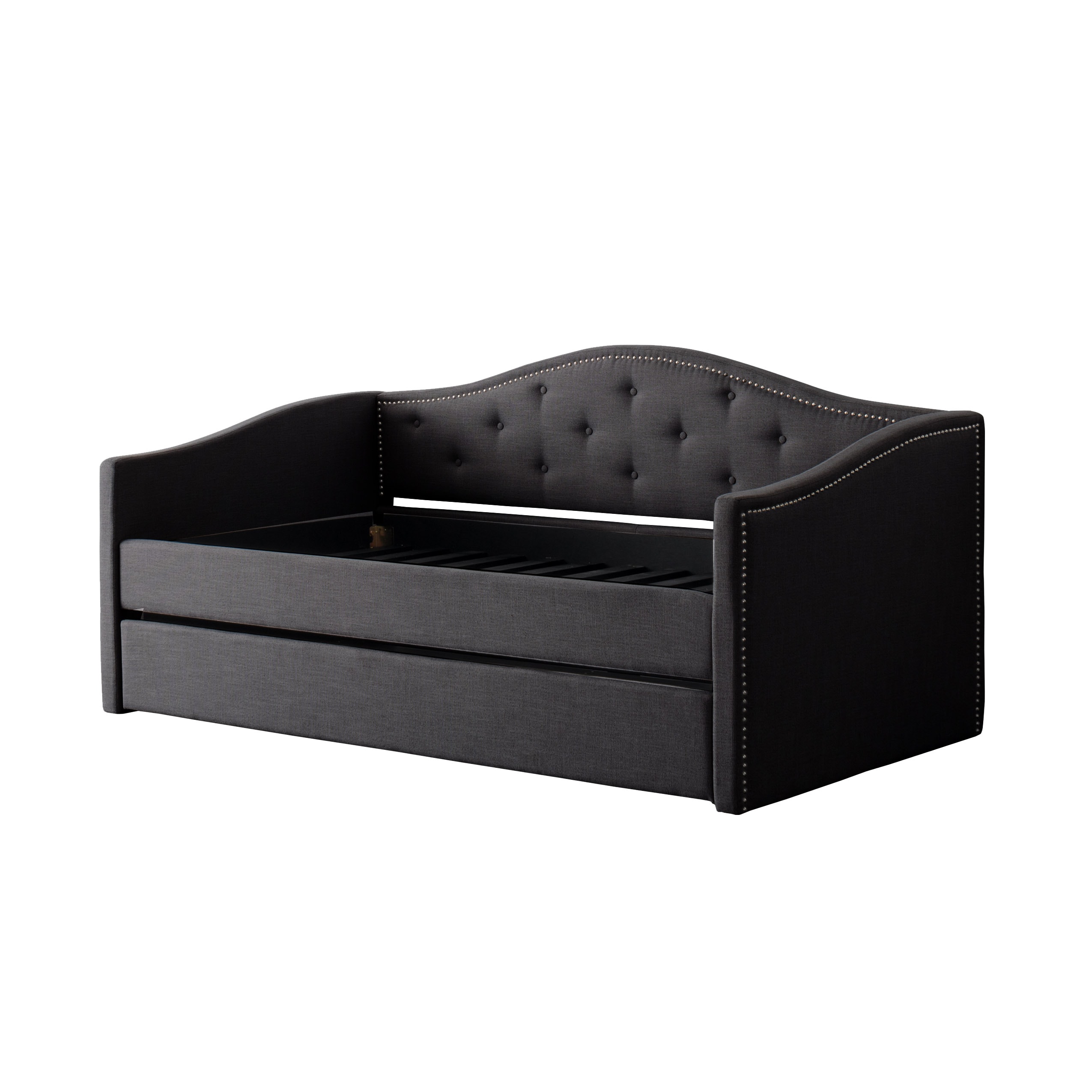 CorLiving BBT-140-S Fairfield Dark Grey Twin Wood Daybed Bed