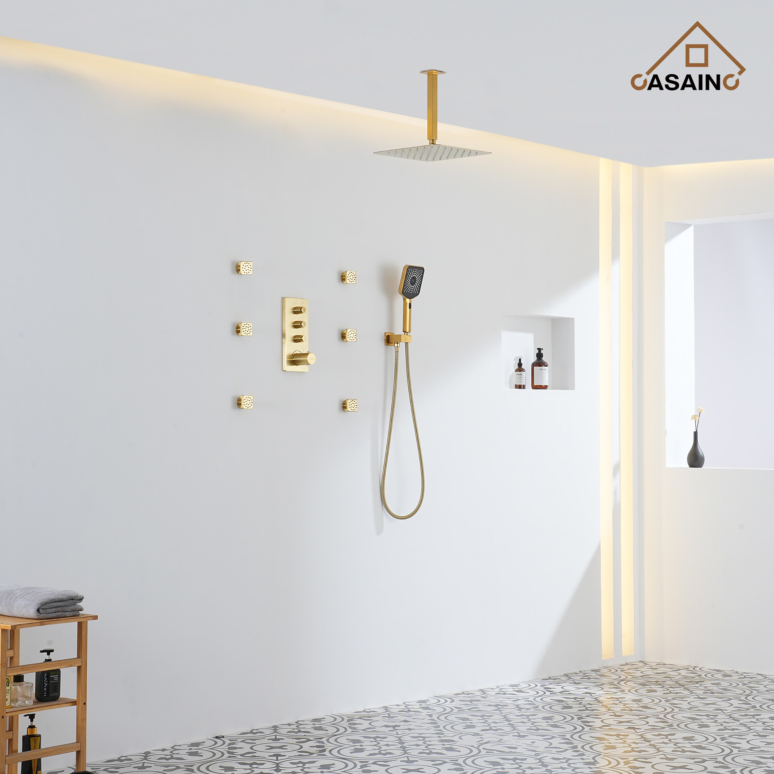 CASAINC CA-102009LK-3 Showerhead-Bar-Panels - View #3