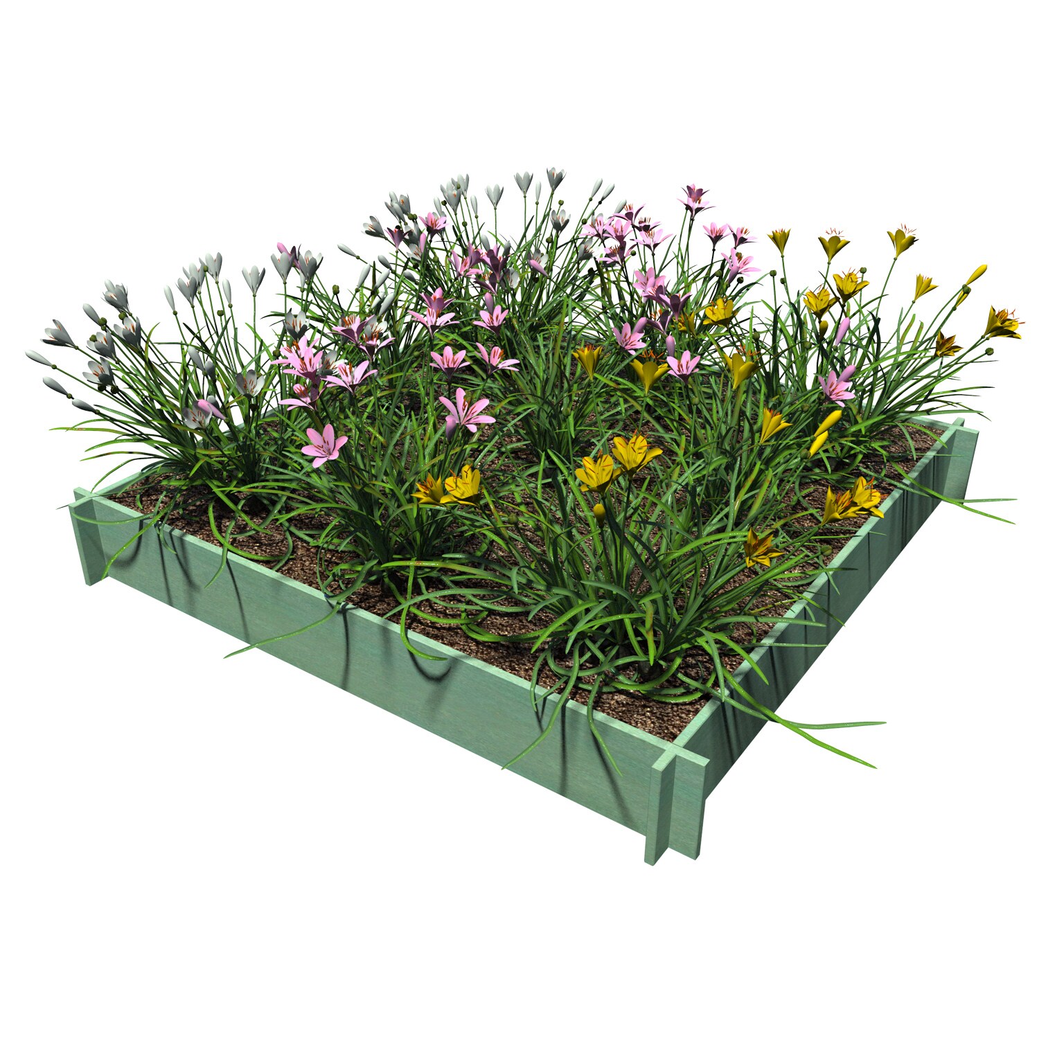 Vioscapes V-FB3X3GR5 Raised-Garden-Beds - View #2
