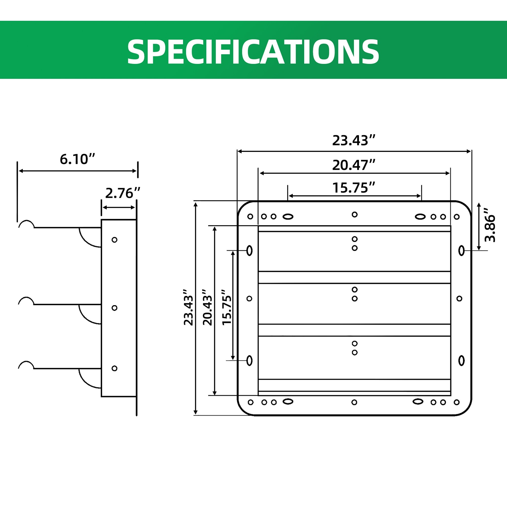 Elexnux GTN-FAN004 Wall-Mounted-Fans - View #4