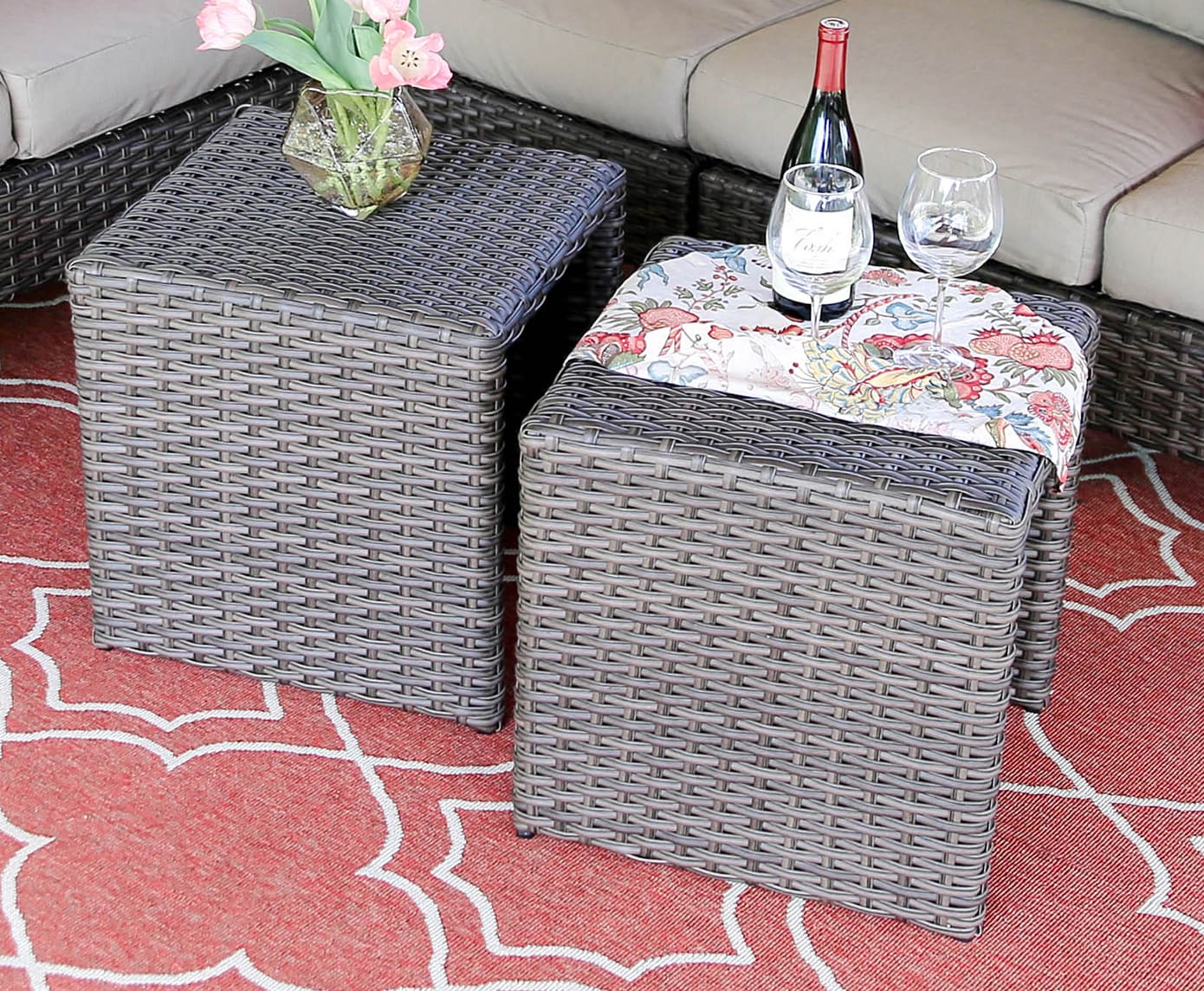 Leisure Made 768943-TAN Patio-Sofas-Daybeds - View #4