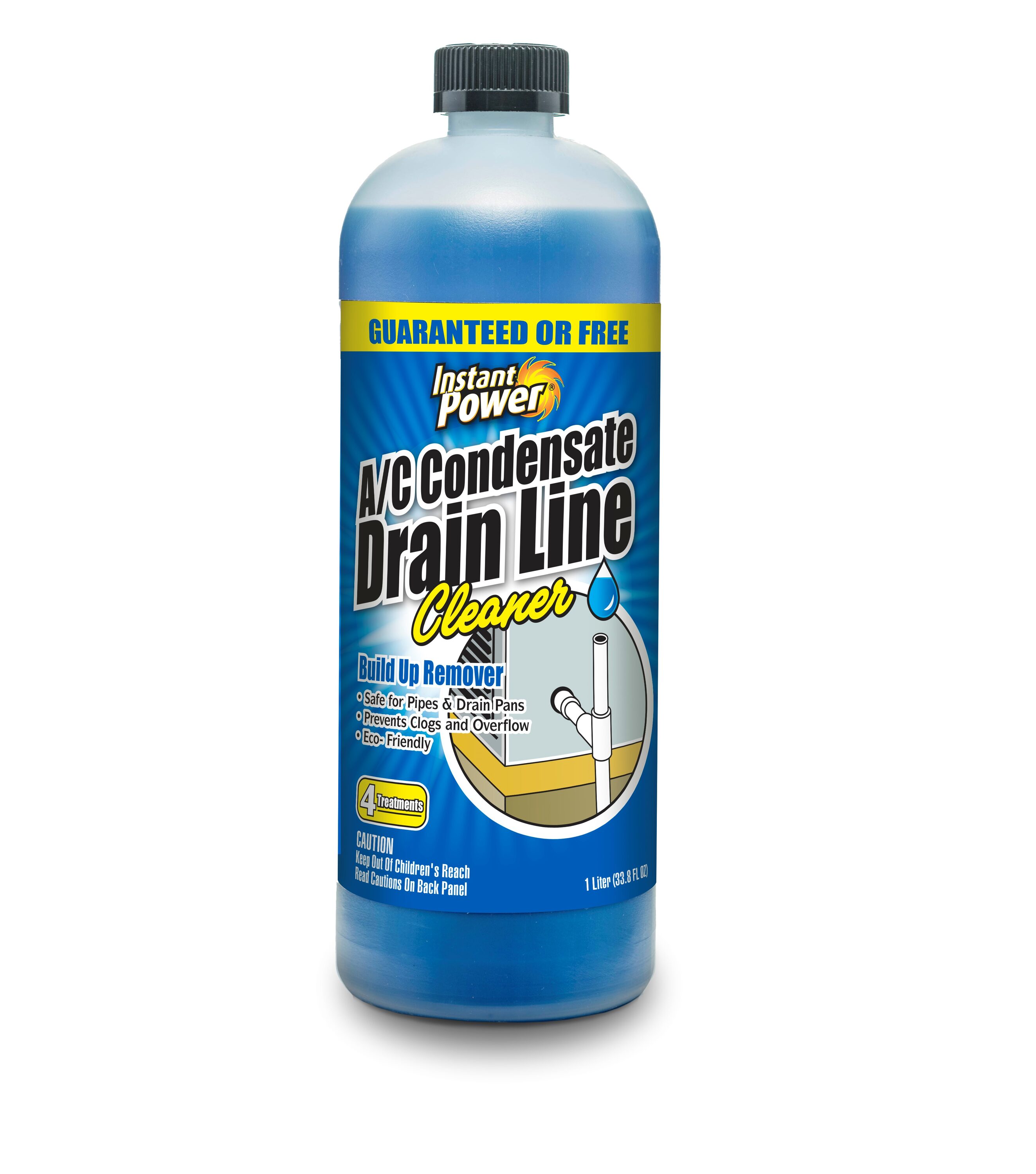 Instant Power Liquid Drain Cleaner for Bathrooms - Clears Main