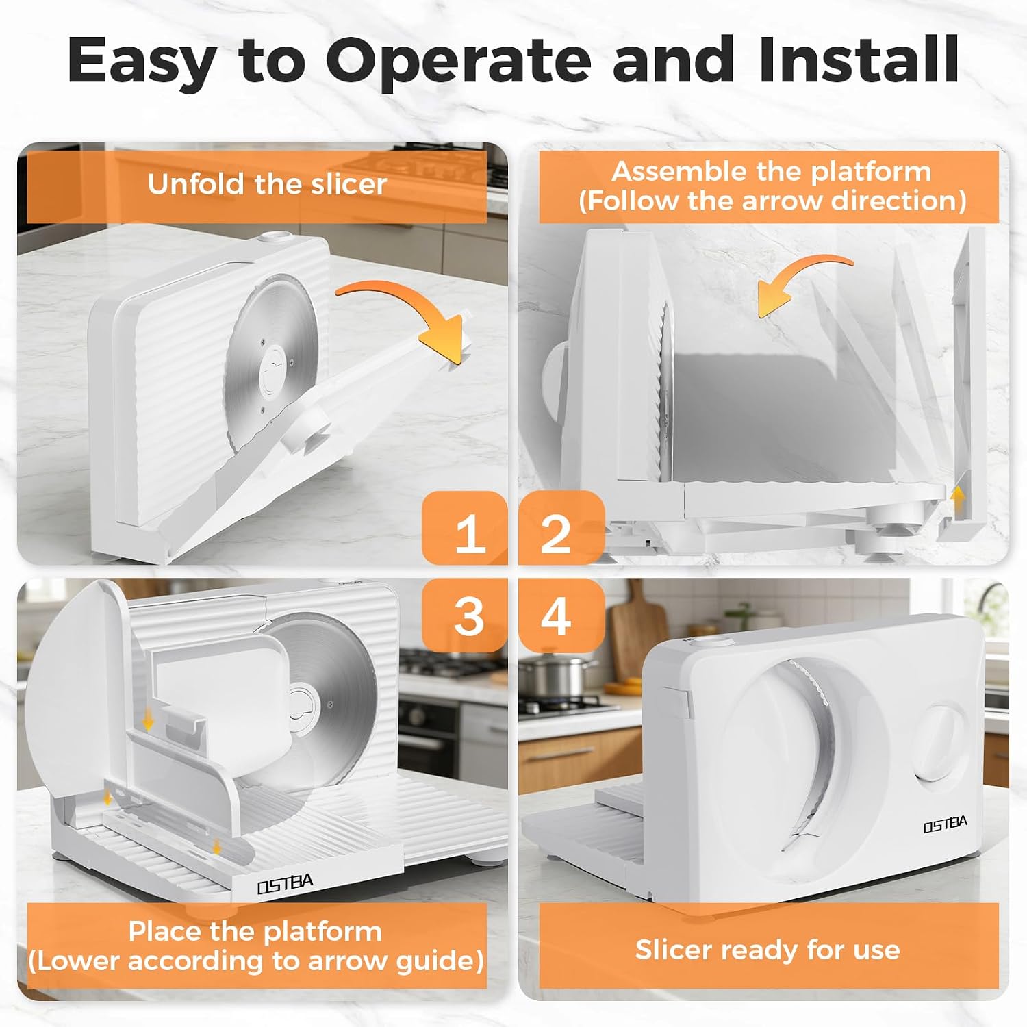 OSTBA SL-5801D12B-WHITE Food-Slicers - View #7