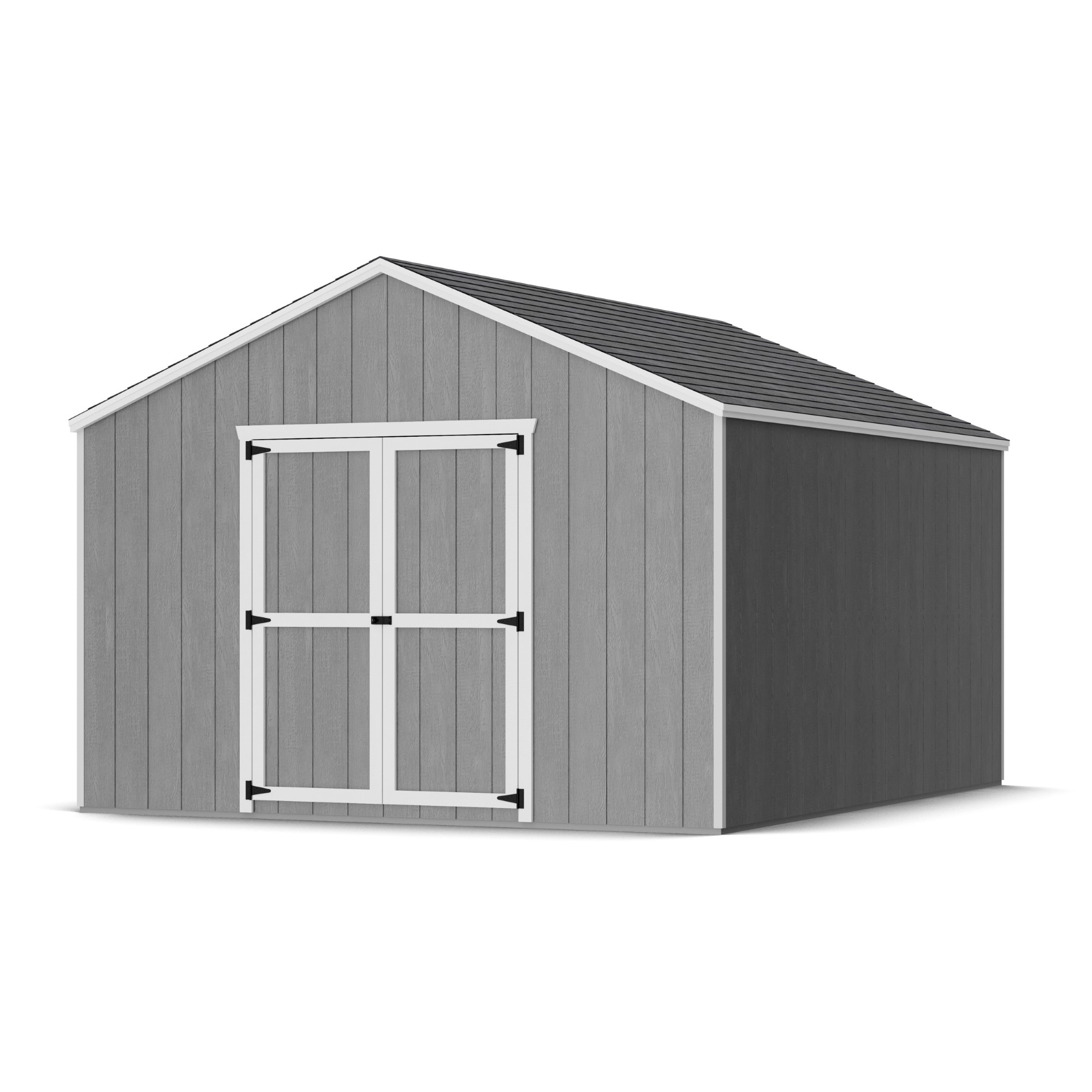 Little Cottage Co 12X14 VGS-PC Value Gable 12-ft x 14-ft Gable Style Wood Outdoor Storage Shed with 2 Doors