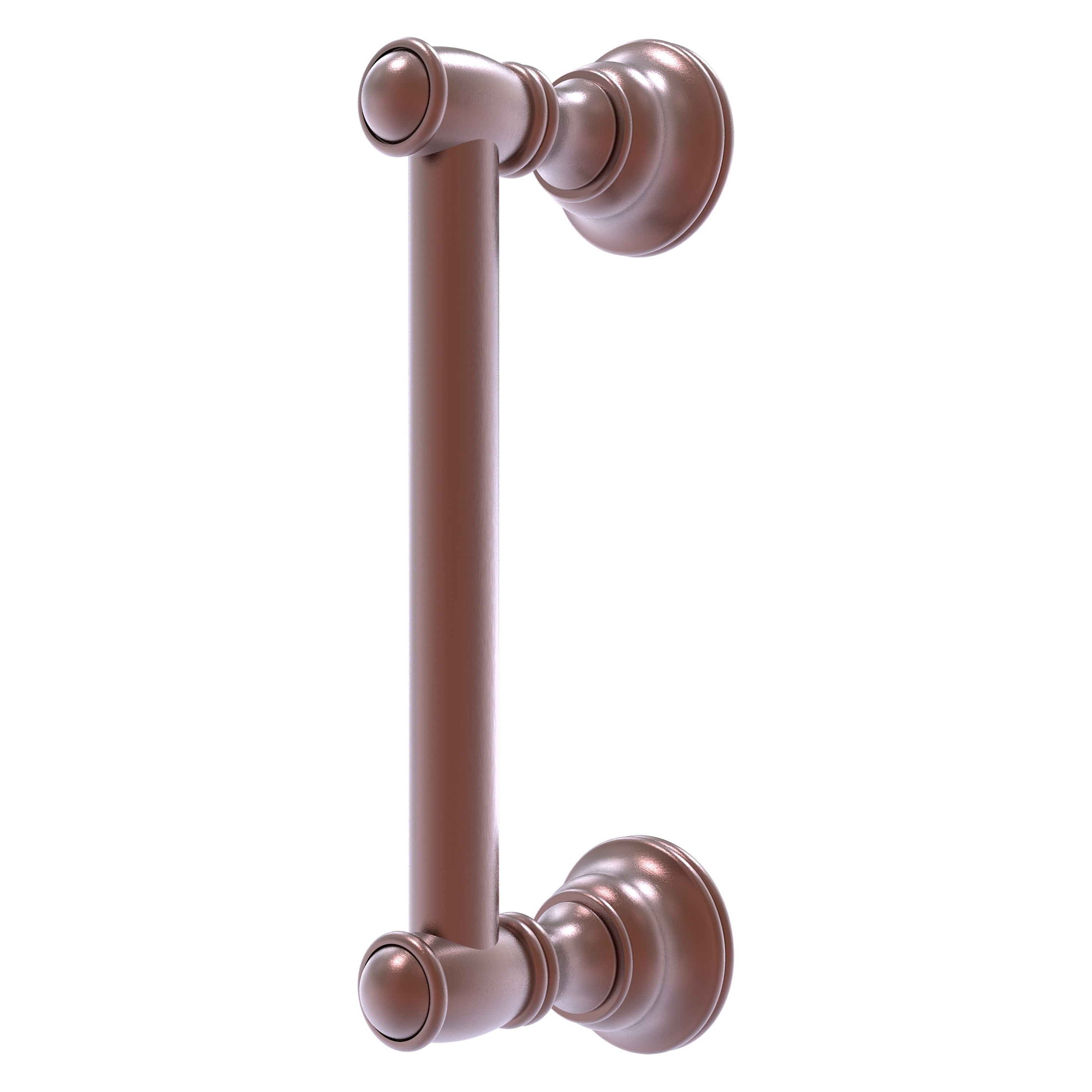 Allied Brass CL-3-8-CA Carolina 8-in , 203mm Center to Center Antique Copper Dual Mount Cylindrical Bar For Use on Appliances Drawer Pulls