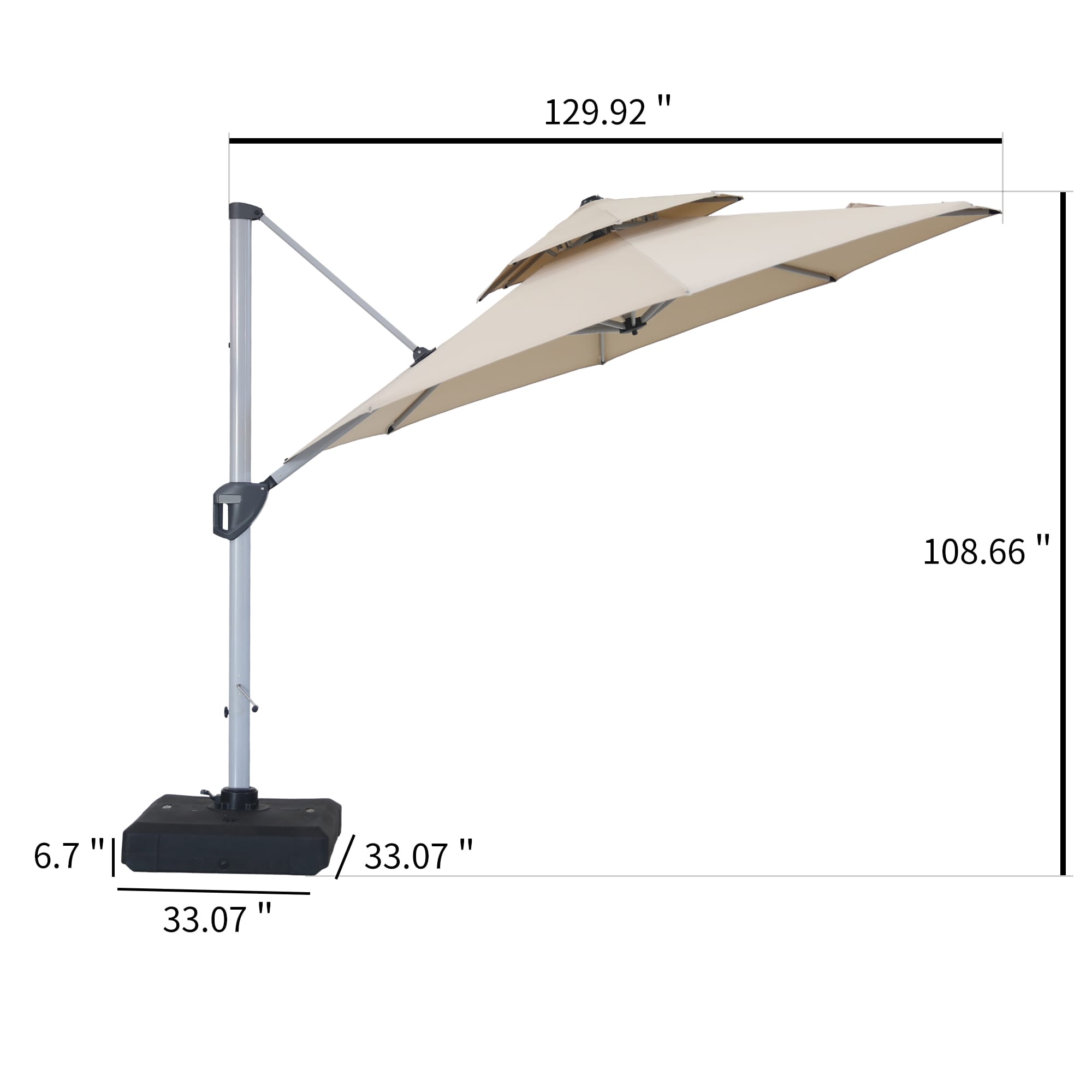 Clihome CWCH-OP70376BE Umbrellas-2 - View #4