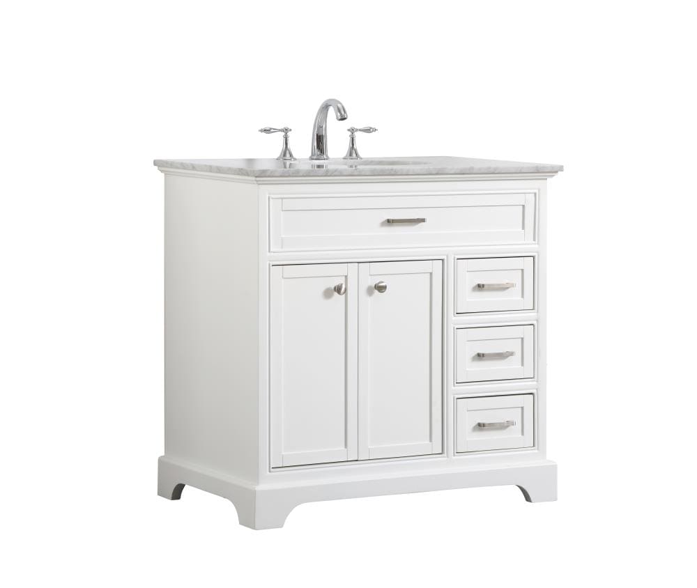 Elegant Decor FI45036WH Bath-Vanity-Combo - View #5