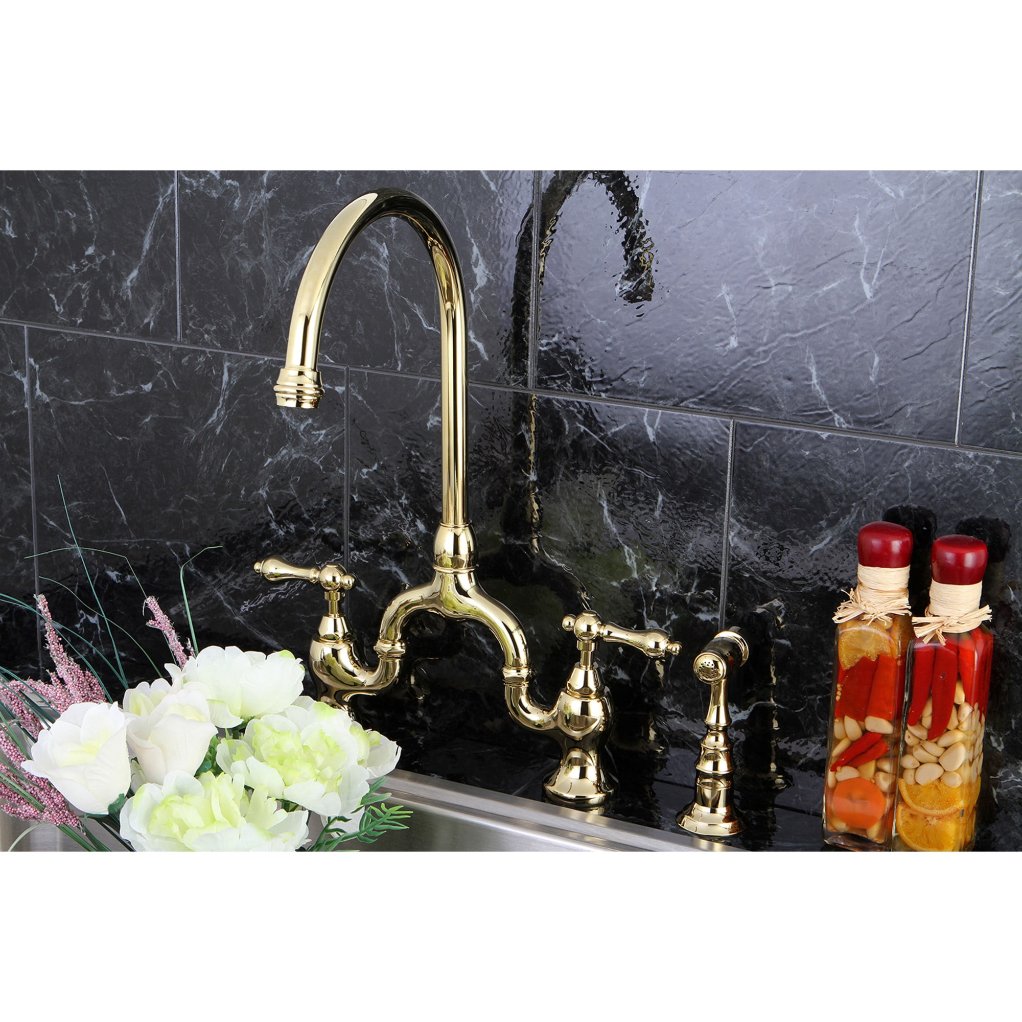 Kingston Brass WLKS7792ALBS Kitchen-Faucets - View #3
