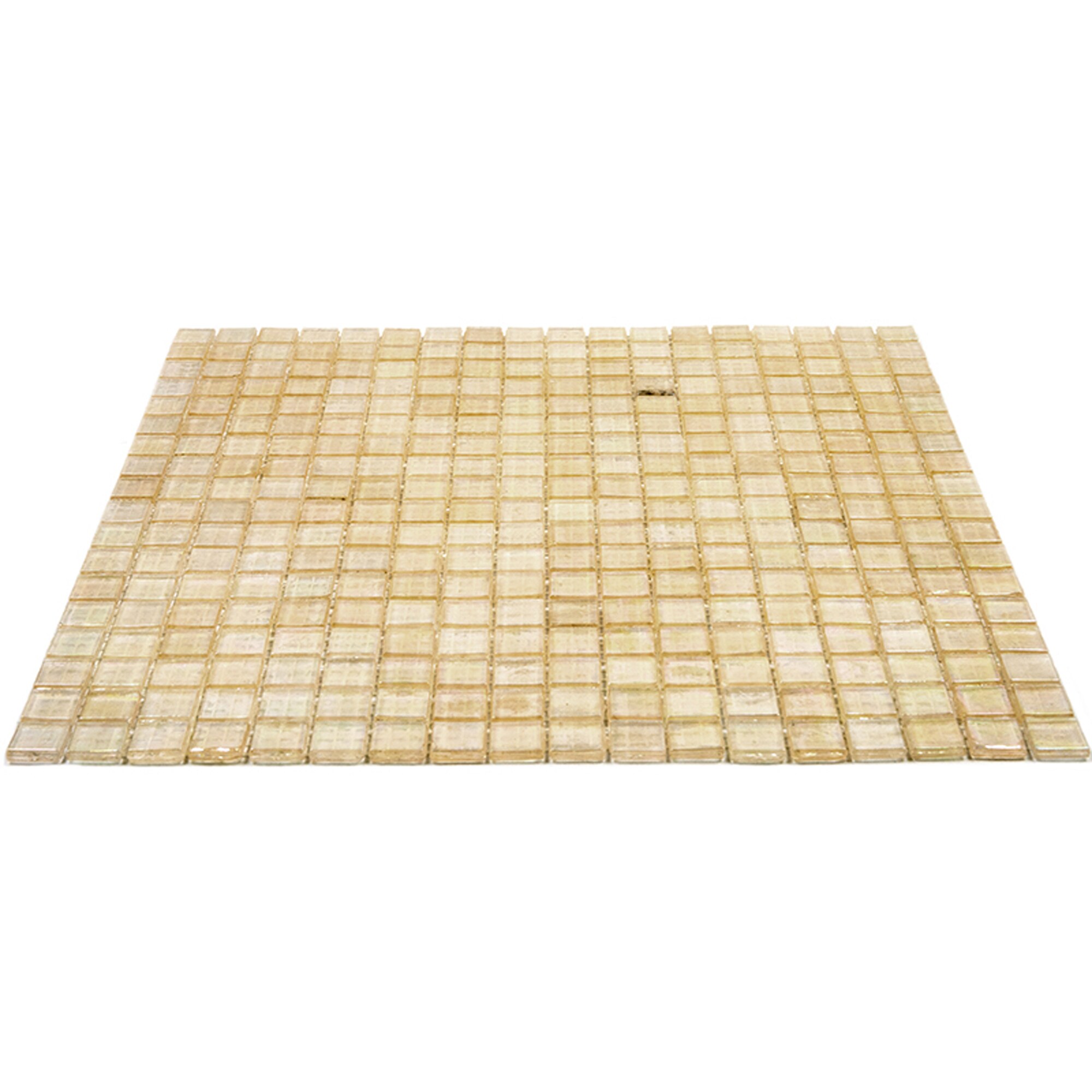 Apollo Tile Skosh Light Fawn Beige 11-1/2-in x 11-1/2-in Glossy Glass Uniform Squares Floor and Wall Tile (18.69-sq. ft/ Carton)