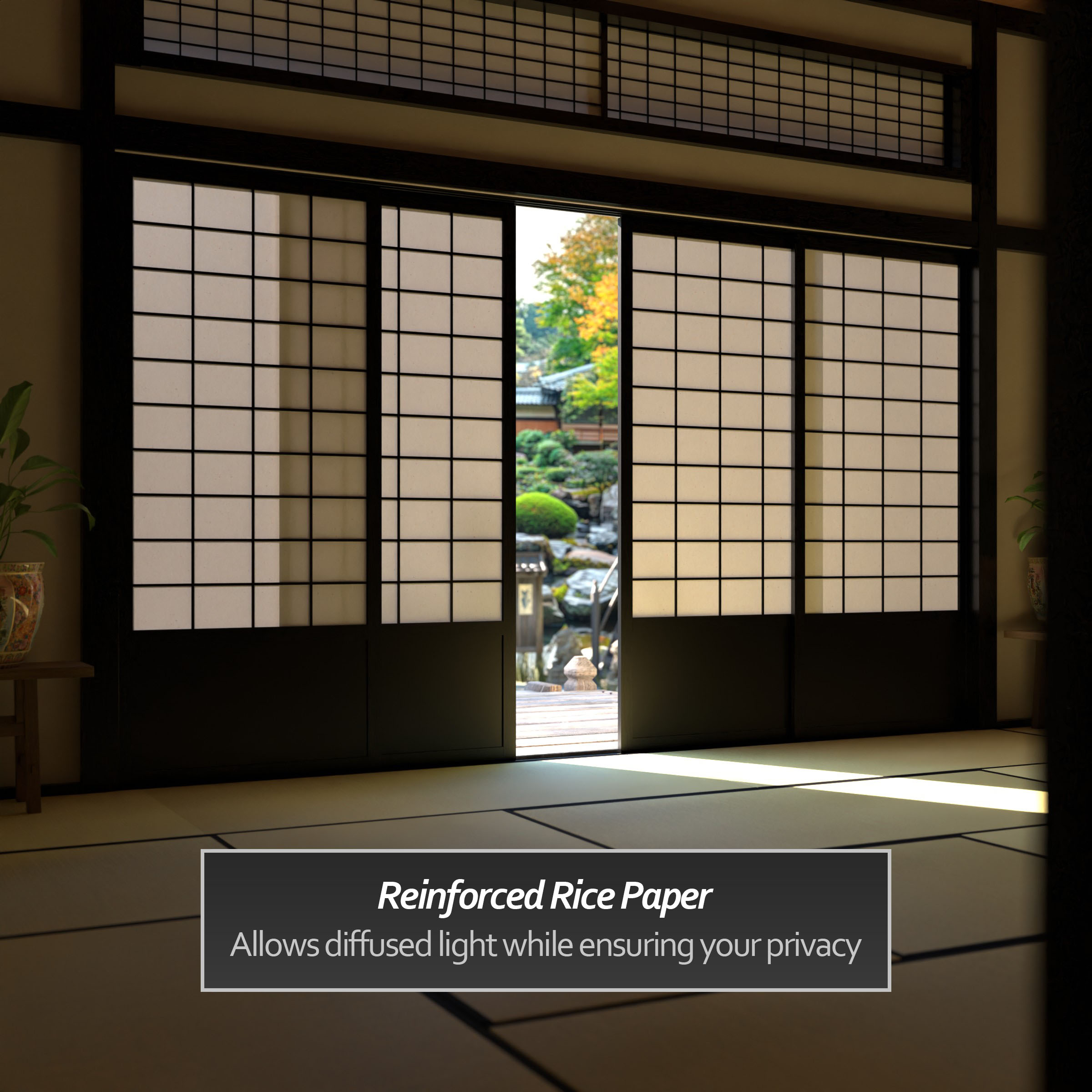 Red Lantern DOOR-DBLS-BLK Bifold-Sliding-Closet-Doors - View #5