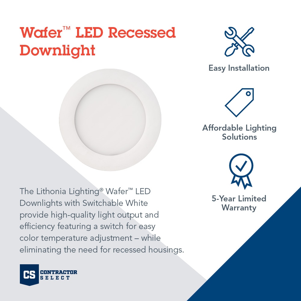 Limelight Hero Dimmable Warm White 15W COB LED Downlight Kit 90mm Silv