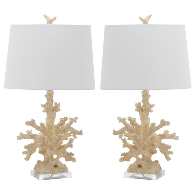 Safavieh C Branch 28 5 In H Table, Cream Table Lamp Sets