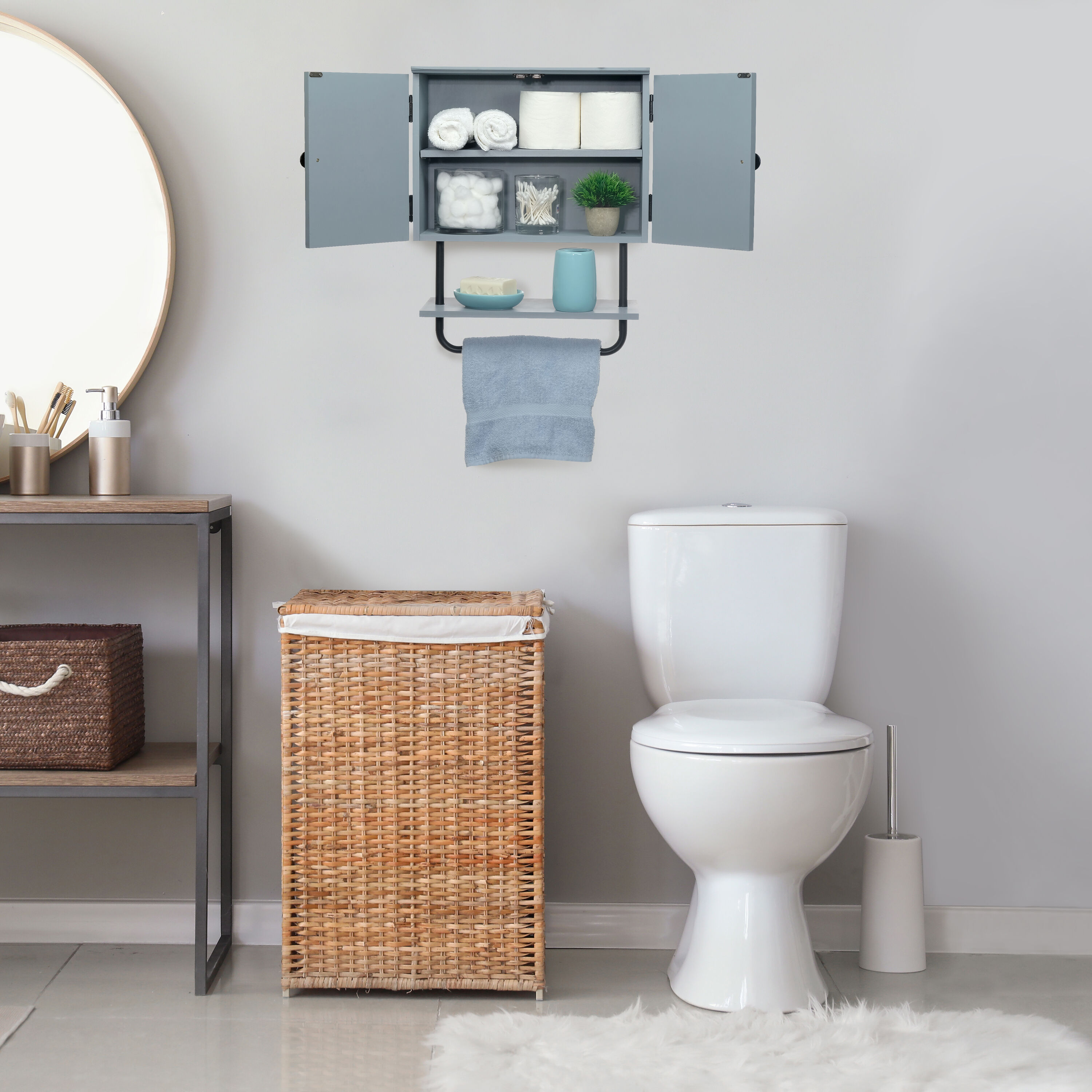Excello Global Products EGP-HD-0355A Bathroom-Wall-Cabinets - View #3