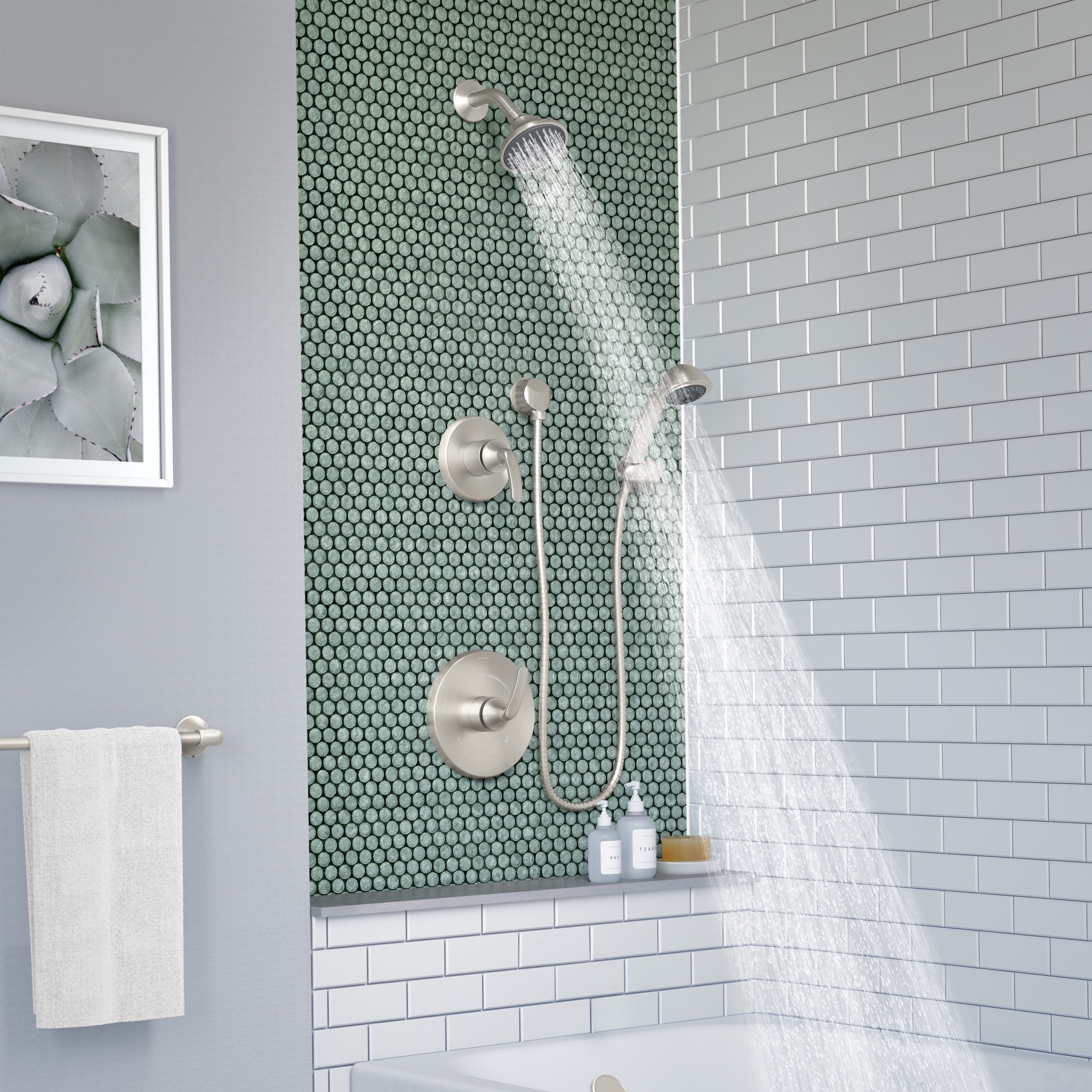 Symmons 5505-STN-1.5-TRM Tub-Shower-Faucets - View #6