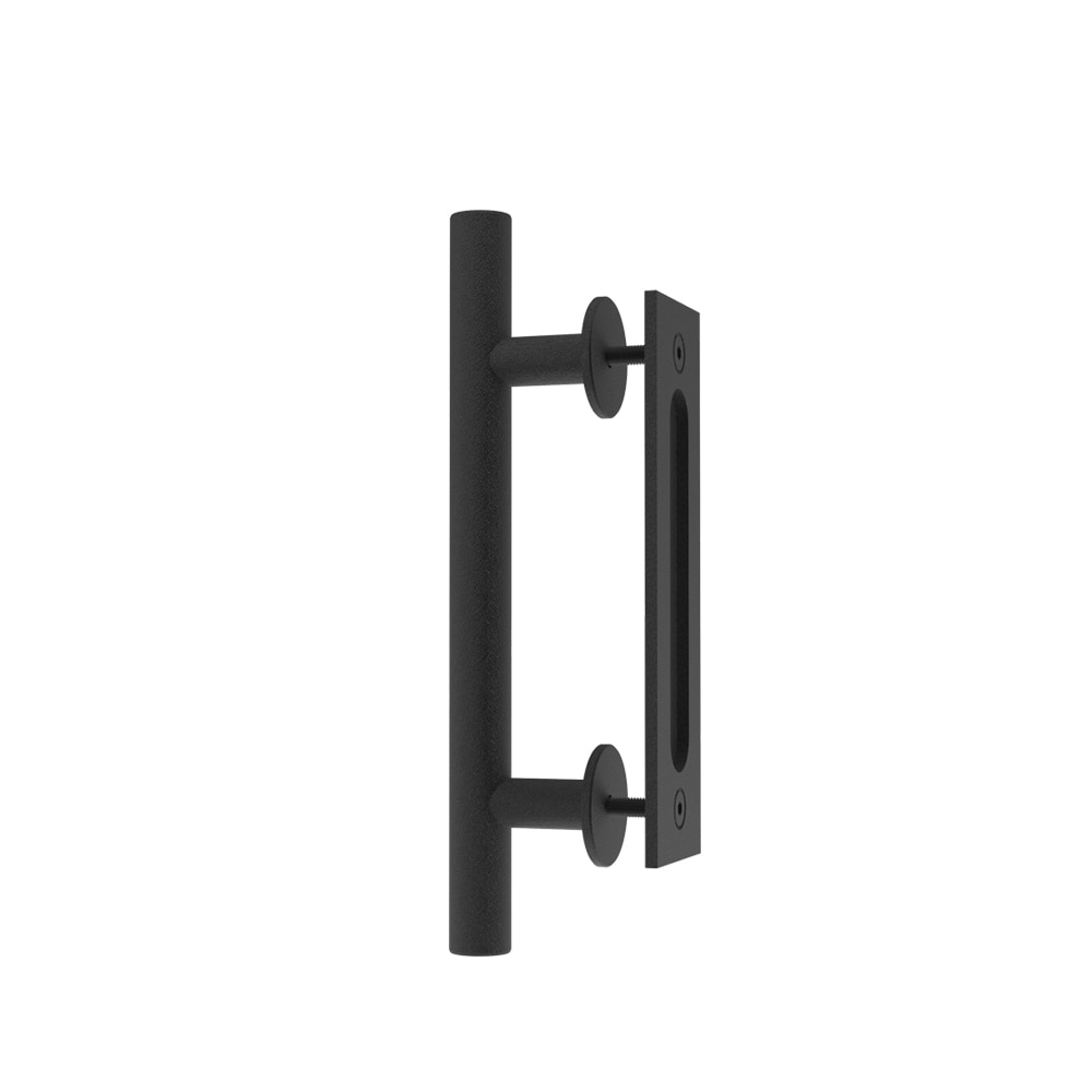 Clihome X002A68QBX-LTC Hardware Black Interior/Exterior Hall/Closet Passage Door Handle