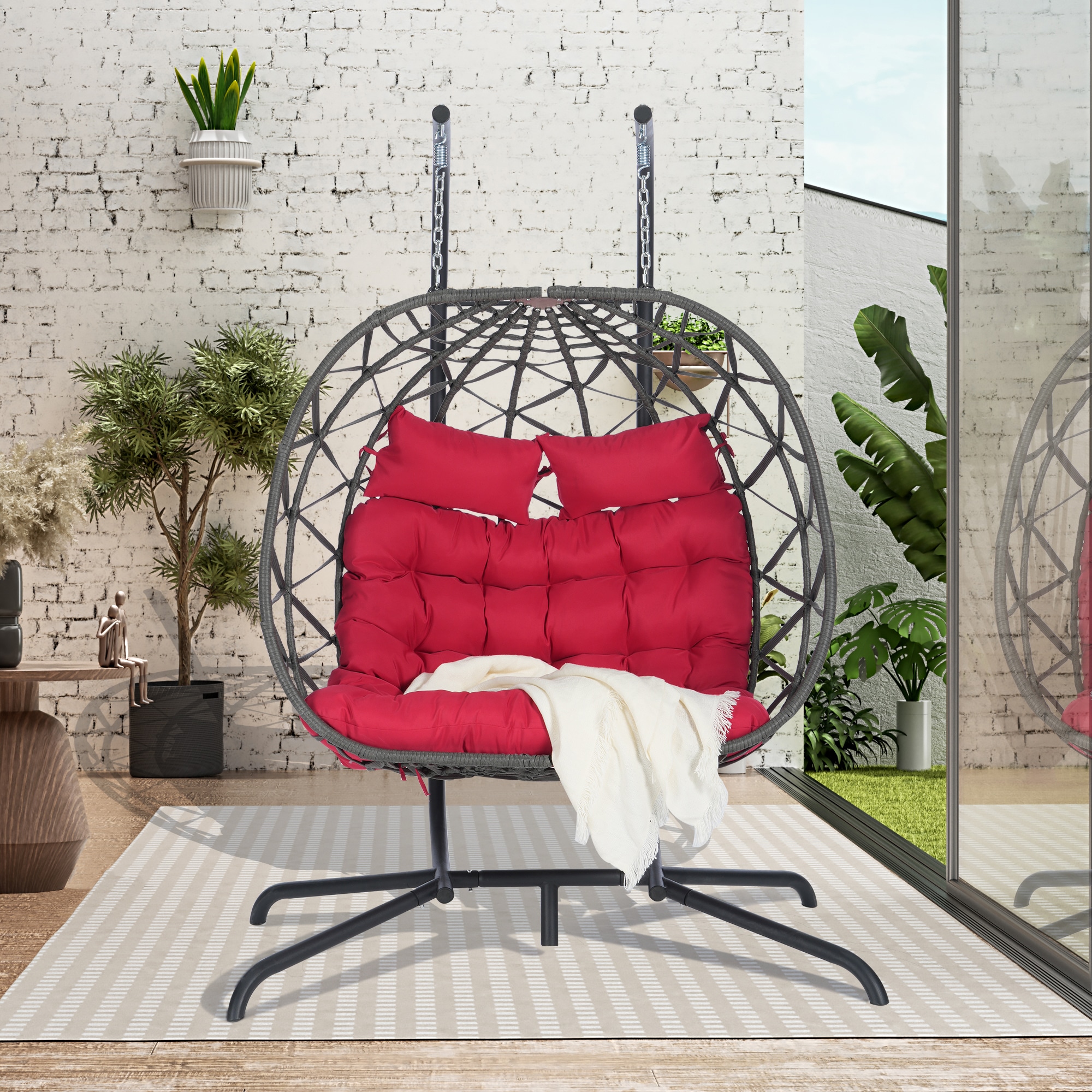 Forclover MONLDS12RE Patio-Chairs - View #6