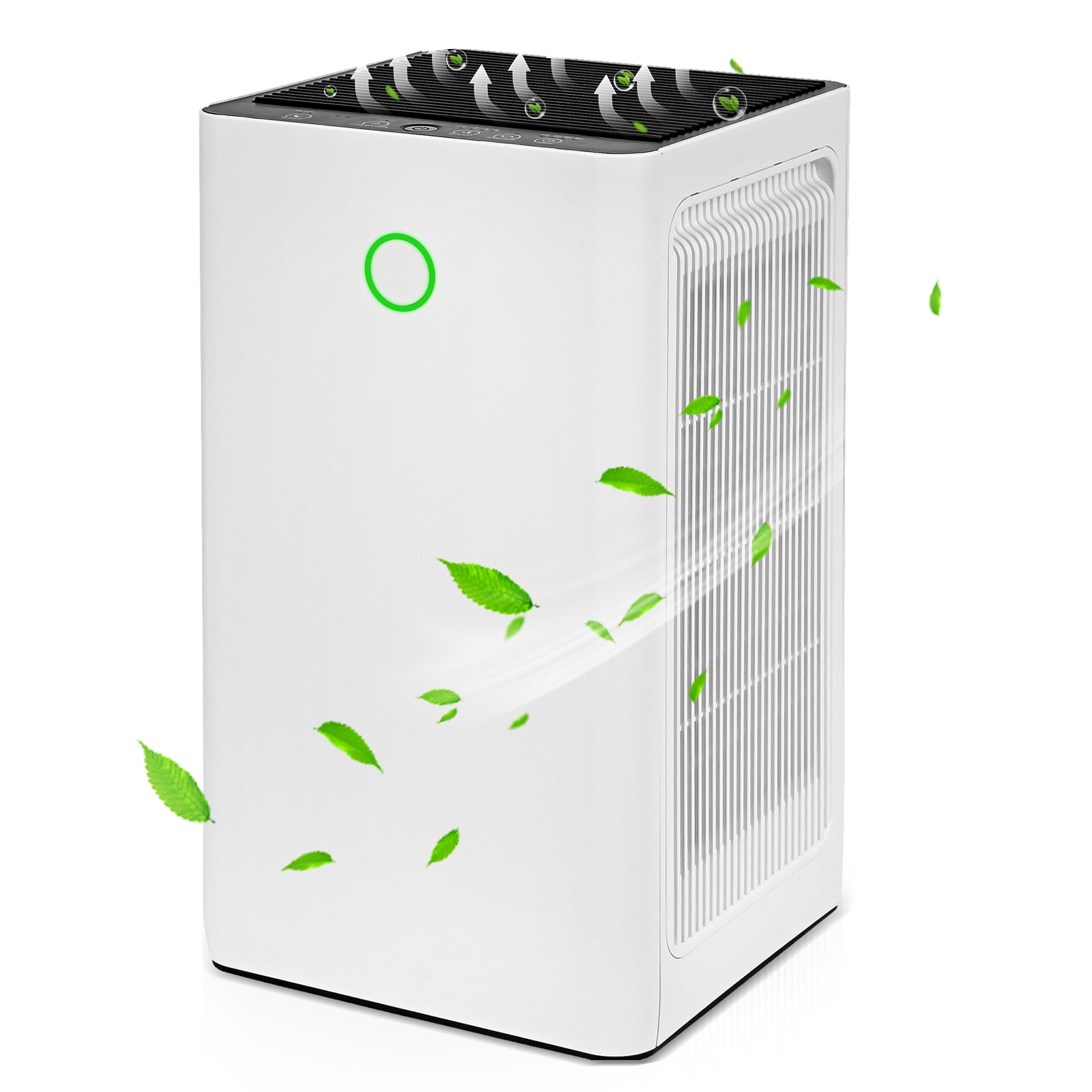 Elexnux DHDE140943 4 -Speed White HEPA Air Purifier (Covers: 2152-sq ft )