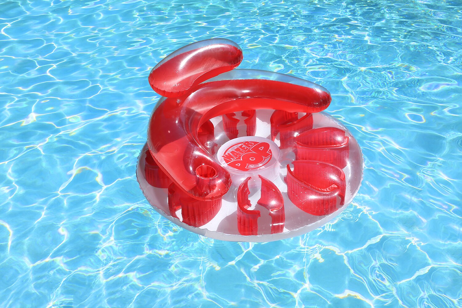 Poolmaster 06482 46-in x 46-in 1 -Seat RED Pool mattress