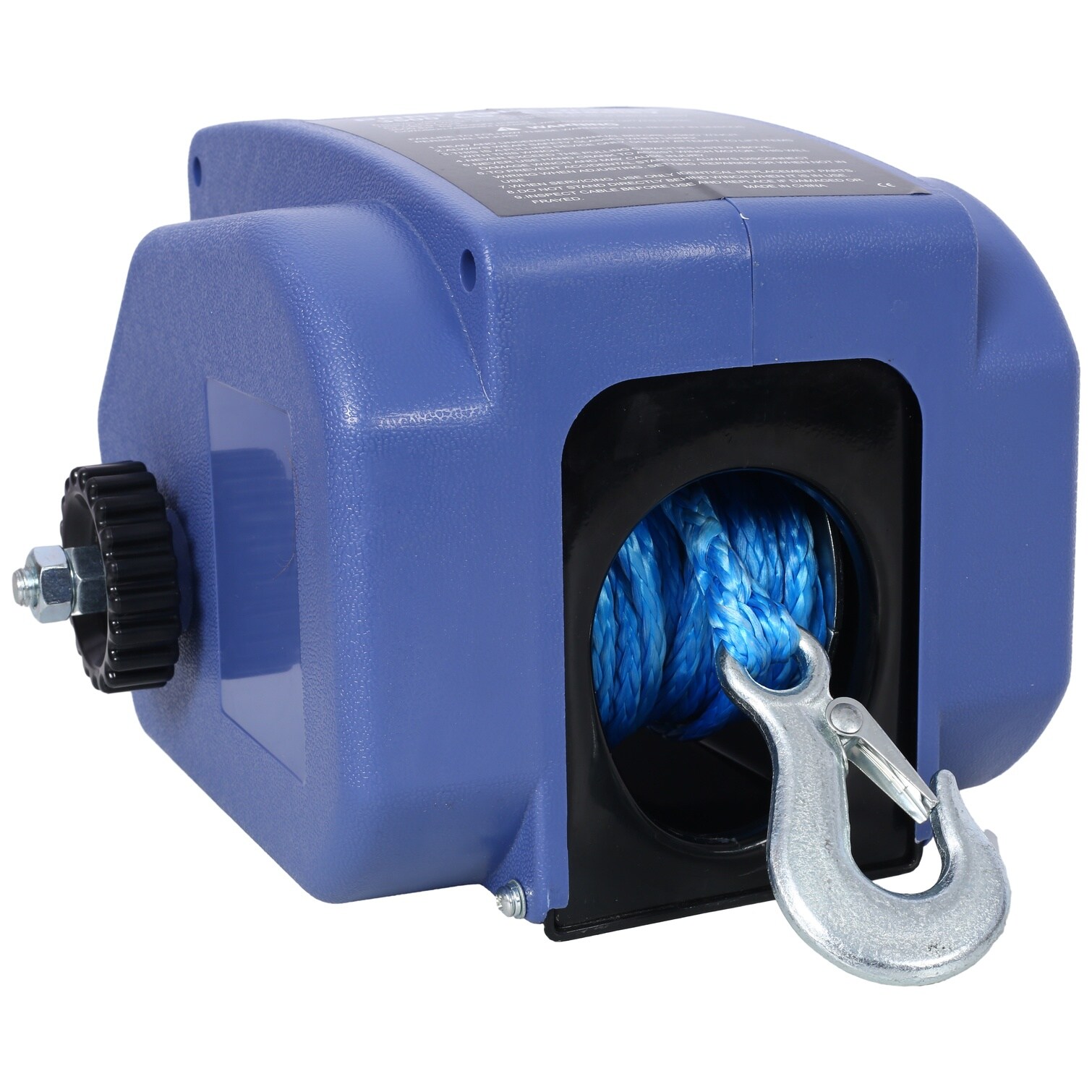 Naturefalls Electric trailer winch with synthetic rope 3 500 lb ...