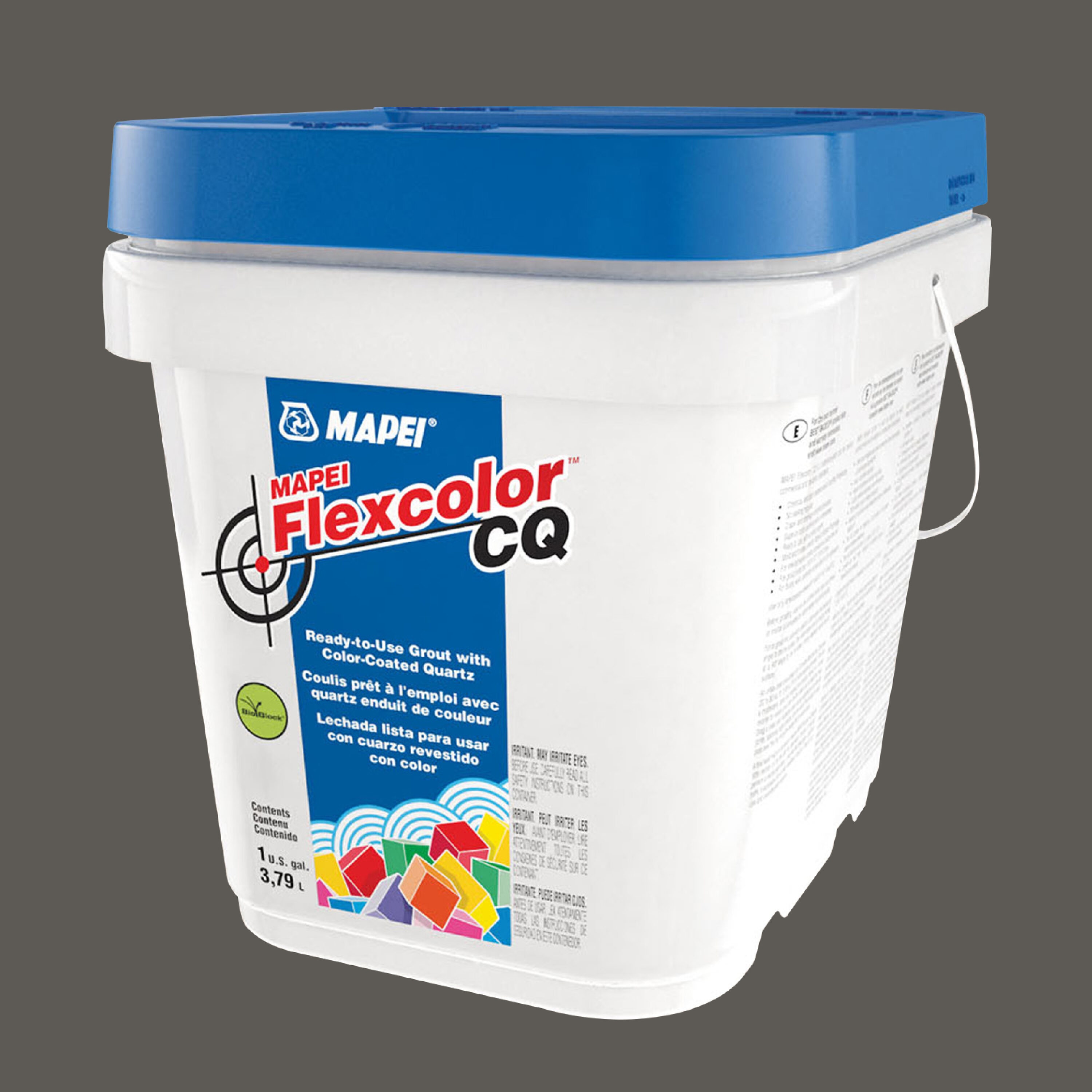 MAPEI 4KA504704 Flexcolor CQ Charcoal #5047 Sanded Acrylic Premix Grout (1-Gallon)