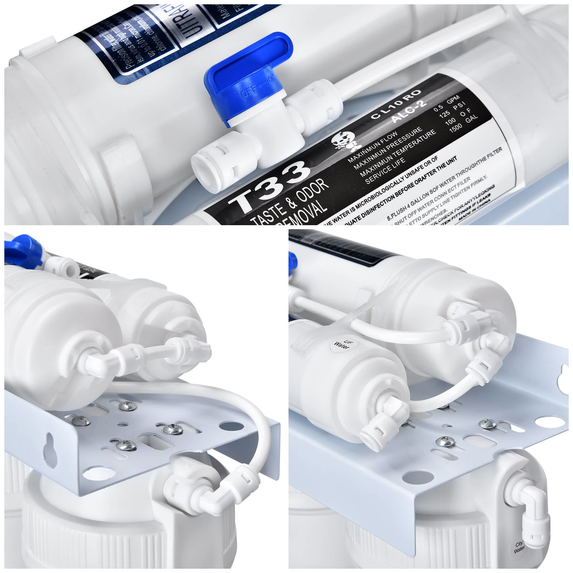 Yescom 06ULF001-3LM-5S-LO Under-Sink-Filtration-Systems - View #9