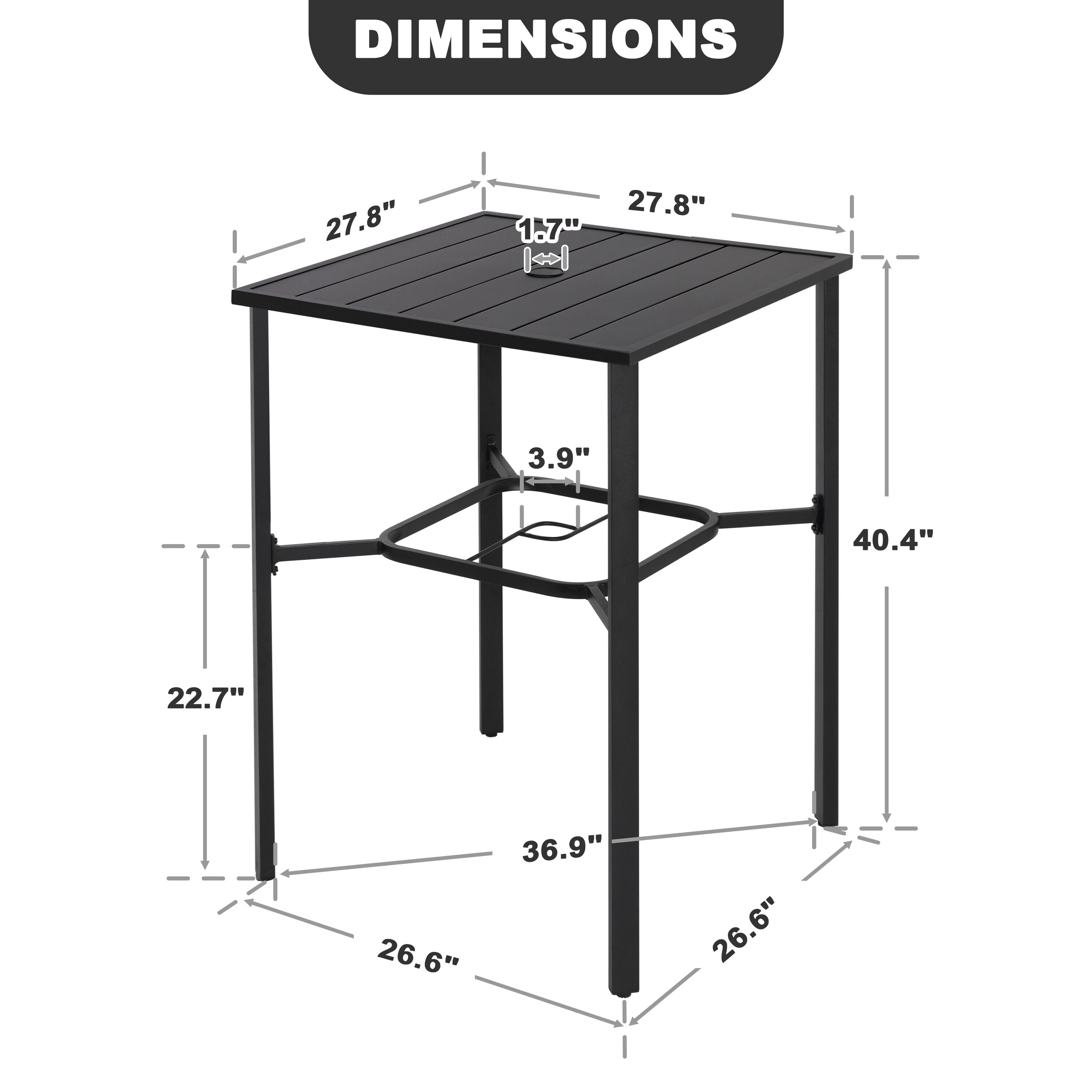 Nuu Garden HB101-02 Patio-Tables - View #5