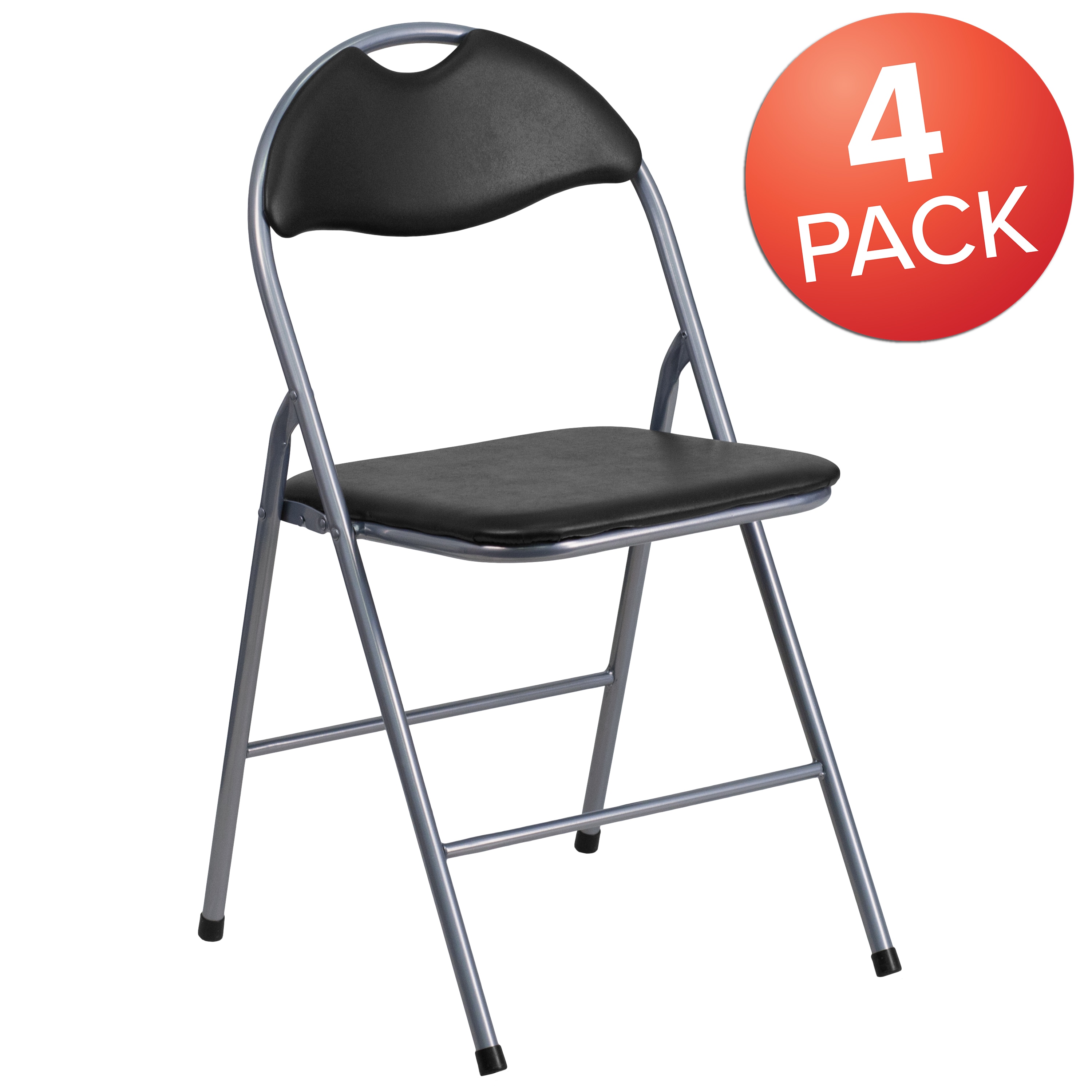 Clam padded folding discount seat