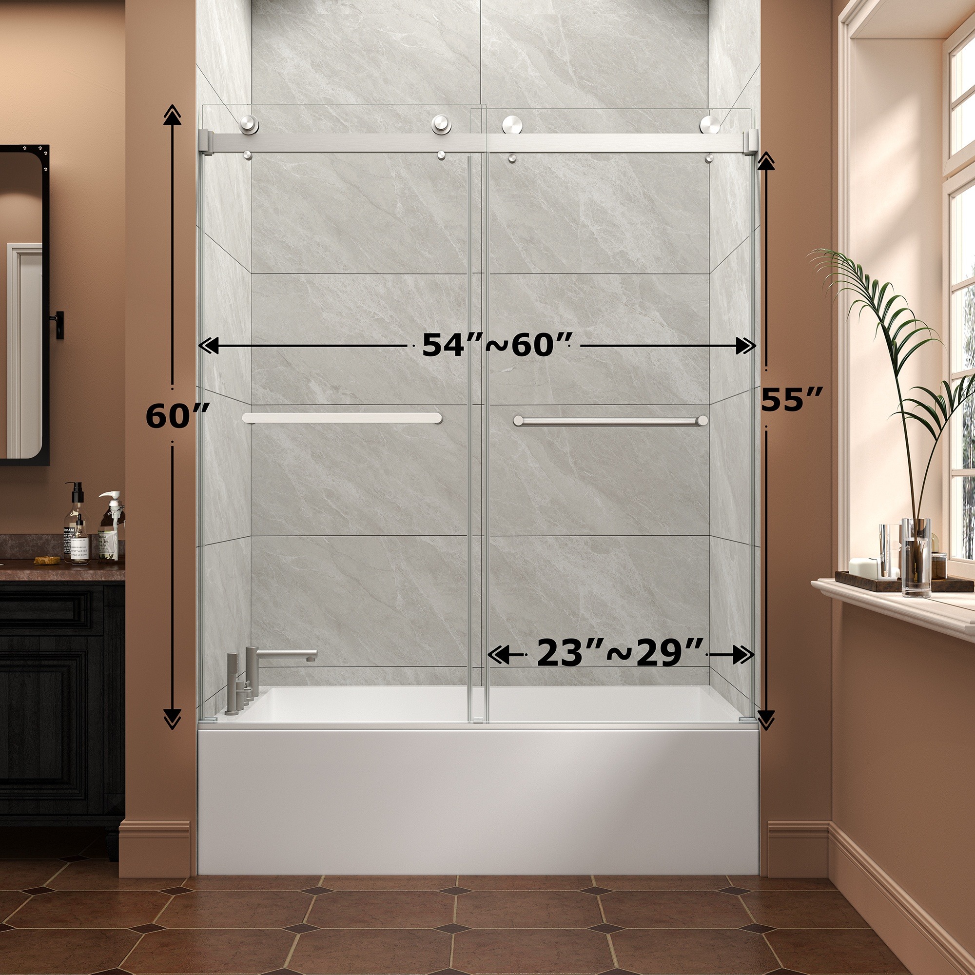 LIVACA LYR103671 Bathtub-Doors - View #4