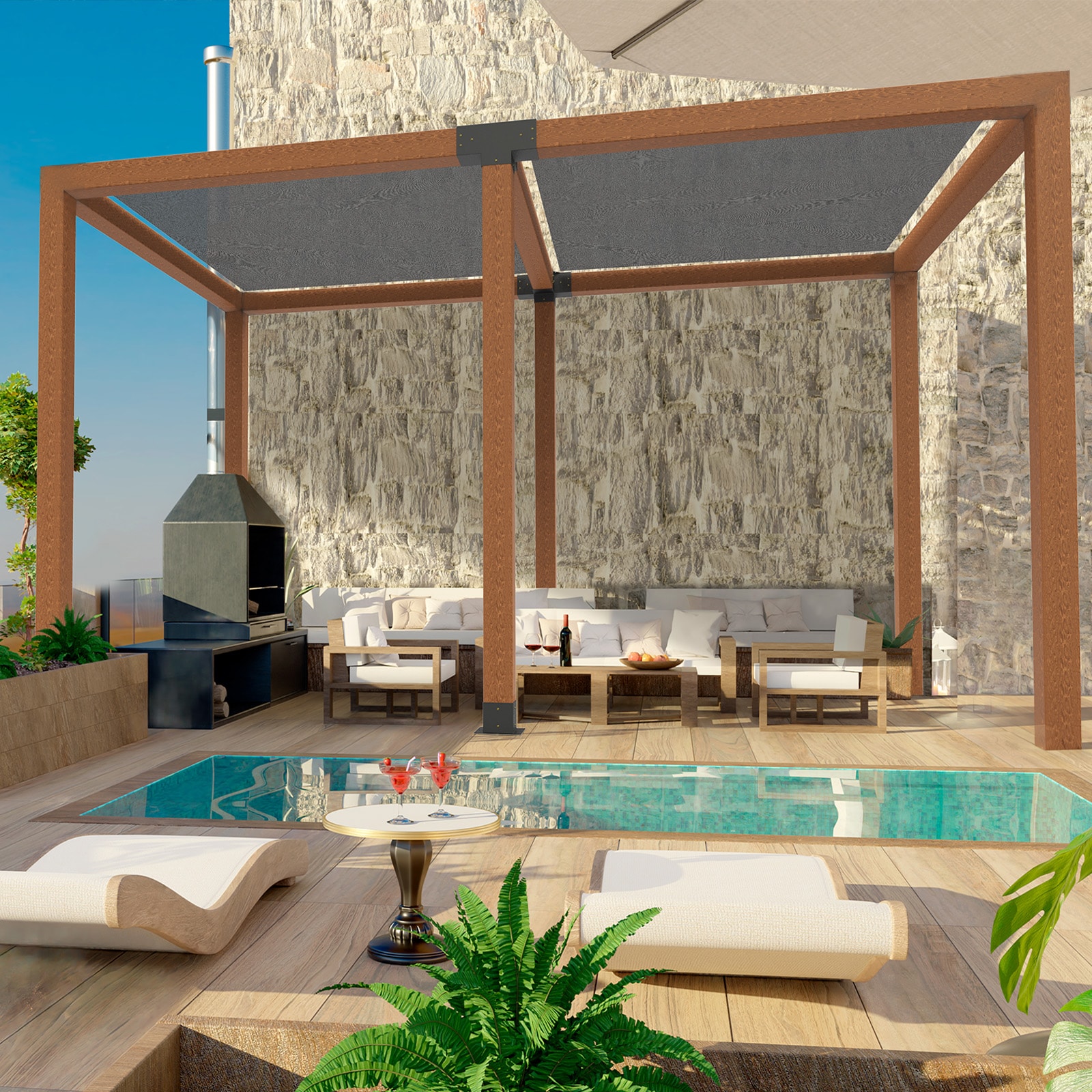 VEVOR LPJJTZST4PCSWTCWV0 Pergola-Parts-Accessories - View #2