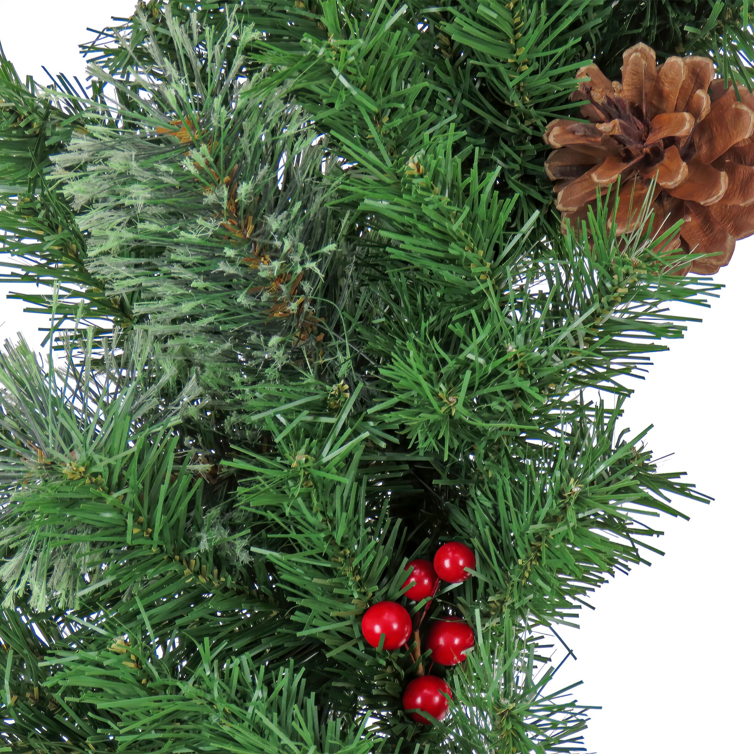 Holiday Living 30-in Indoor Green Pine Artificial Christmas Wreath