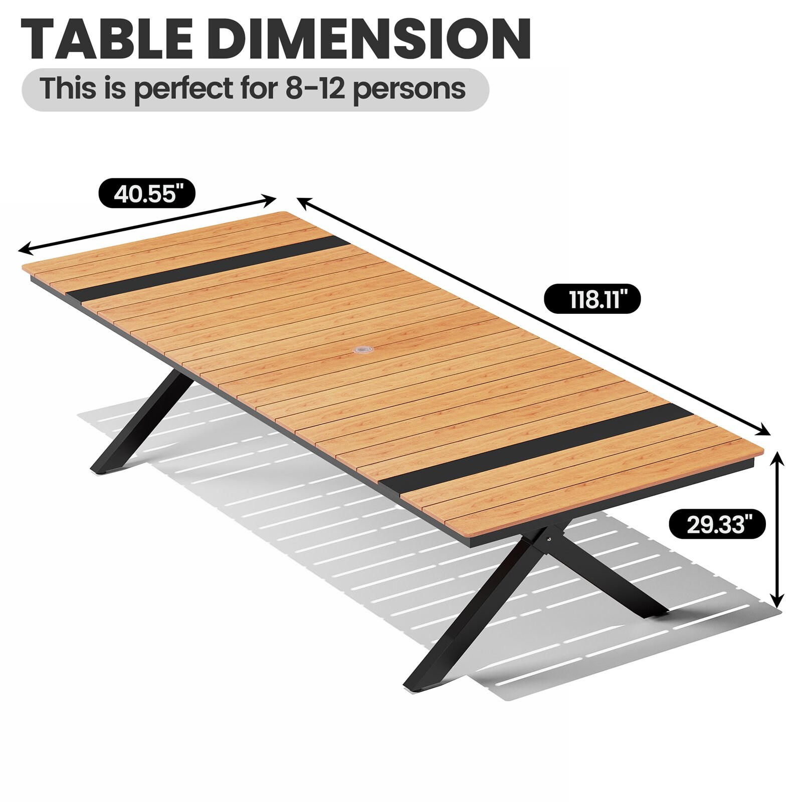 Crestlive Products CL-TB063BRN300 Patio-Tables - View #3