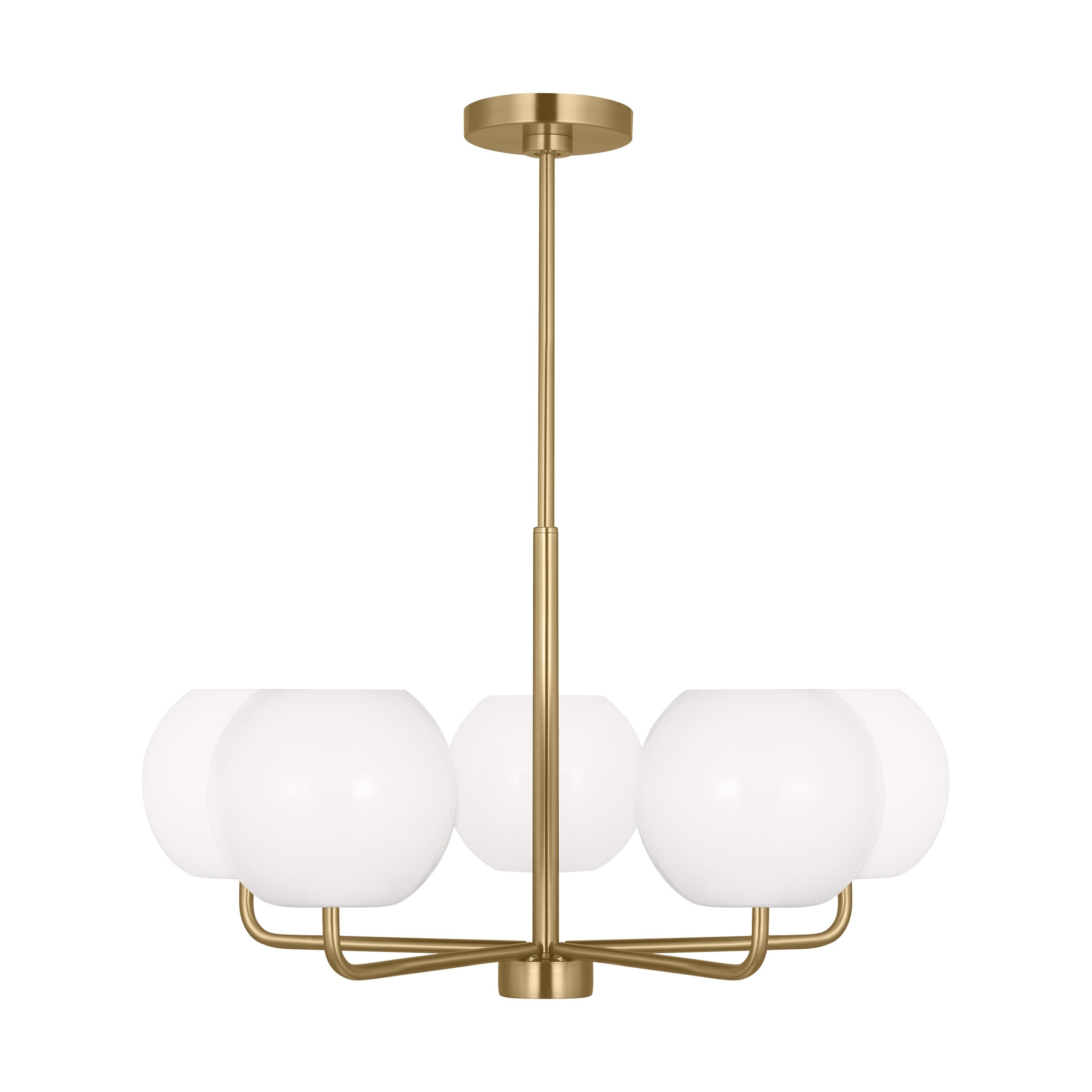 Generation Lighting GLC1055SB Rory 5 -Light Satin Bronze Modern/contemporary For Use in Dining Rooms, Foyers, Living Rooms Chandelier