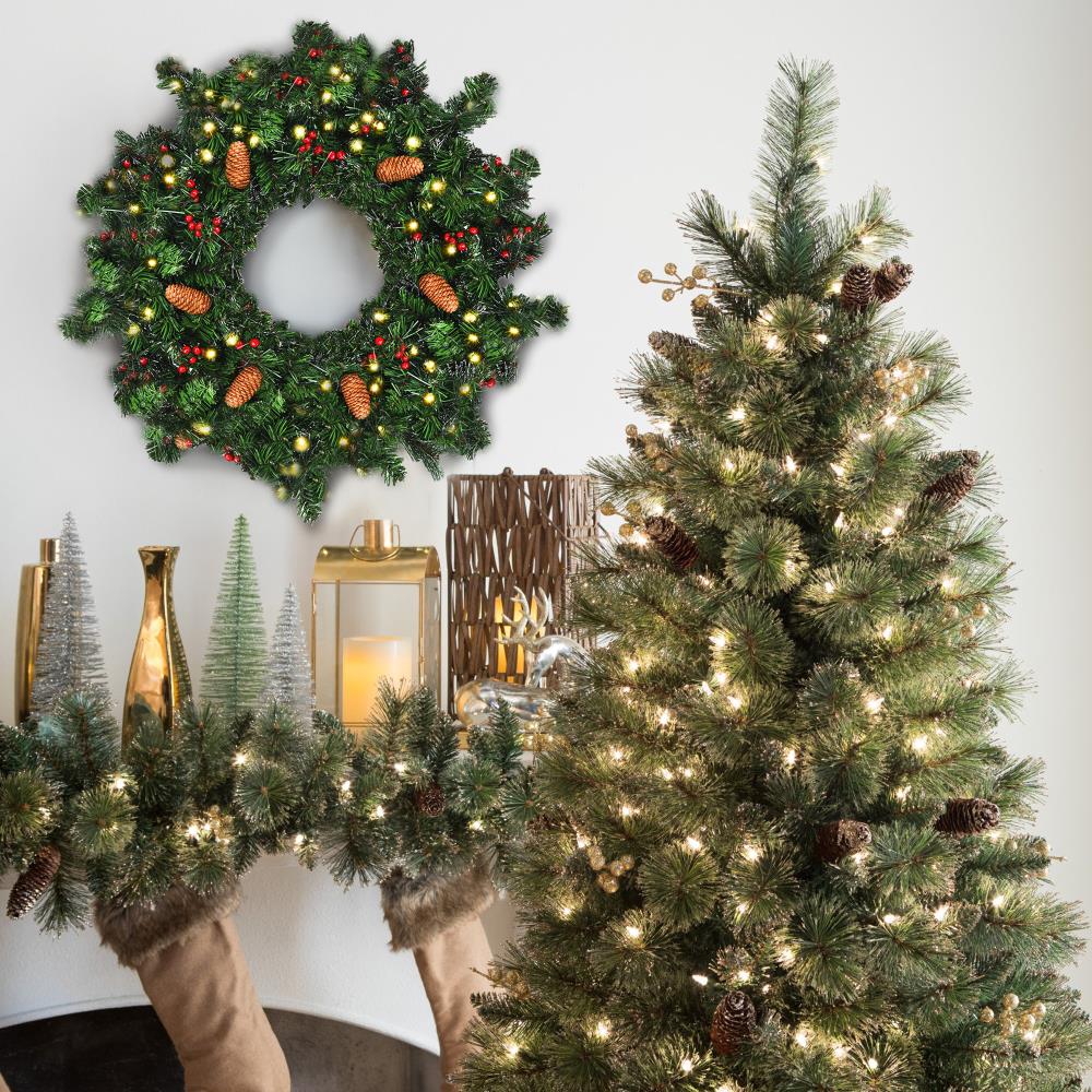 WELLFOR CM-HWY-22044 Artificial-Christmas-Wreaths - View #5