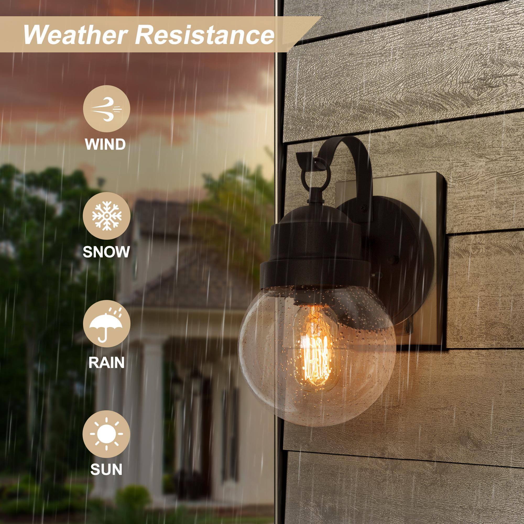 LNC E3Q2MILWS107BH7 Outdoor-Wall-Lighting - View #7