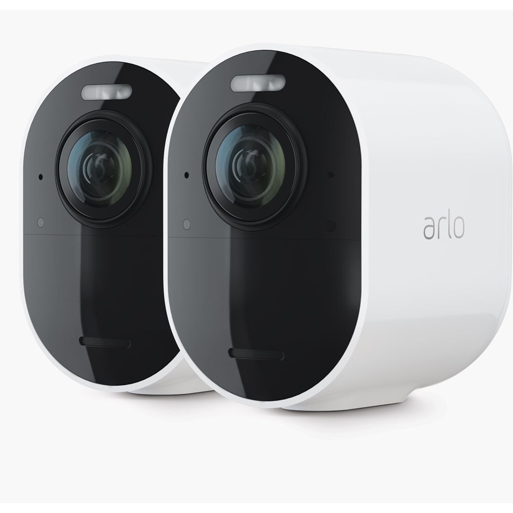 Arlo Ultra 2 Indoor/Outdoor 2-Camera Dome Internet Cloud-based Security Camera System in the Security Cameras department at