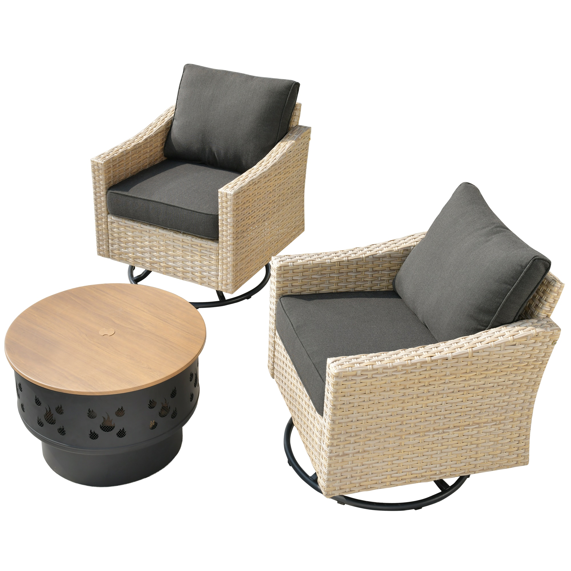 weaxty HMBYM307YZDAR103 Patio-Conversation-Sets - View #2