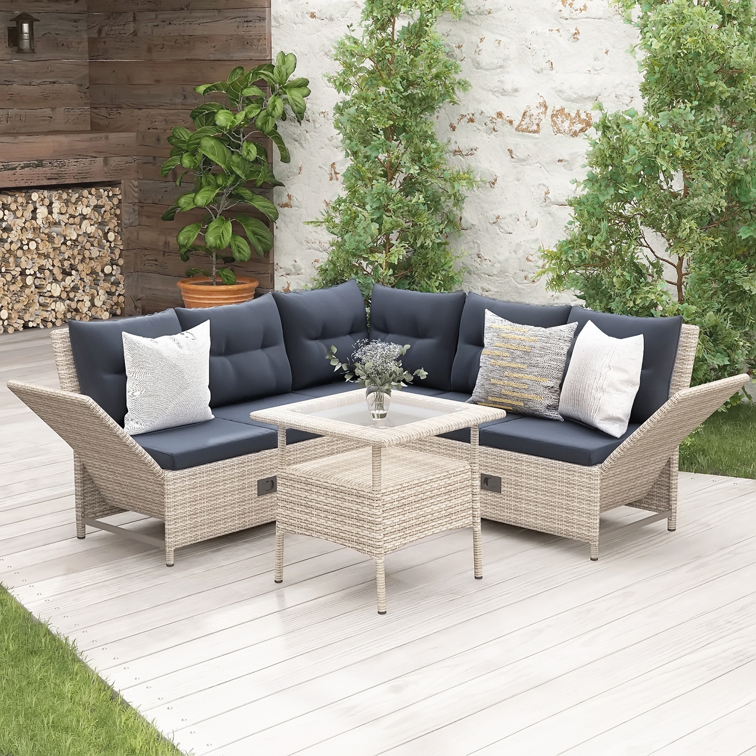 SINOFURN SYB790003GY Patio-Conversation-Sets - View #15