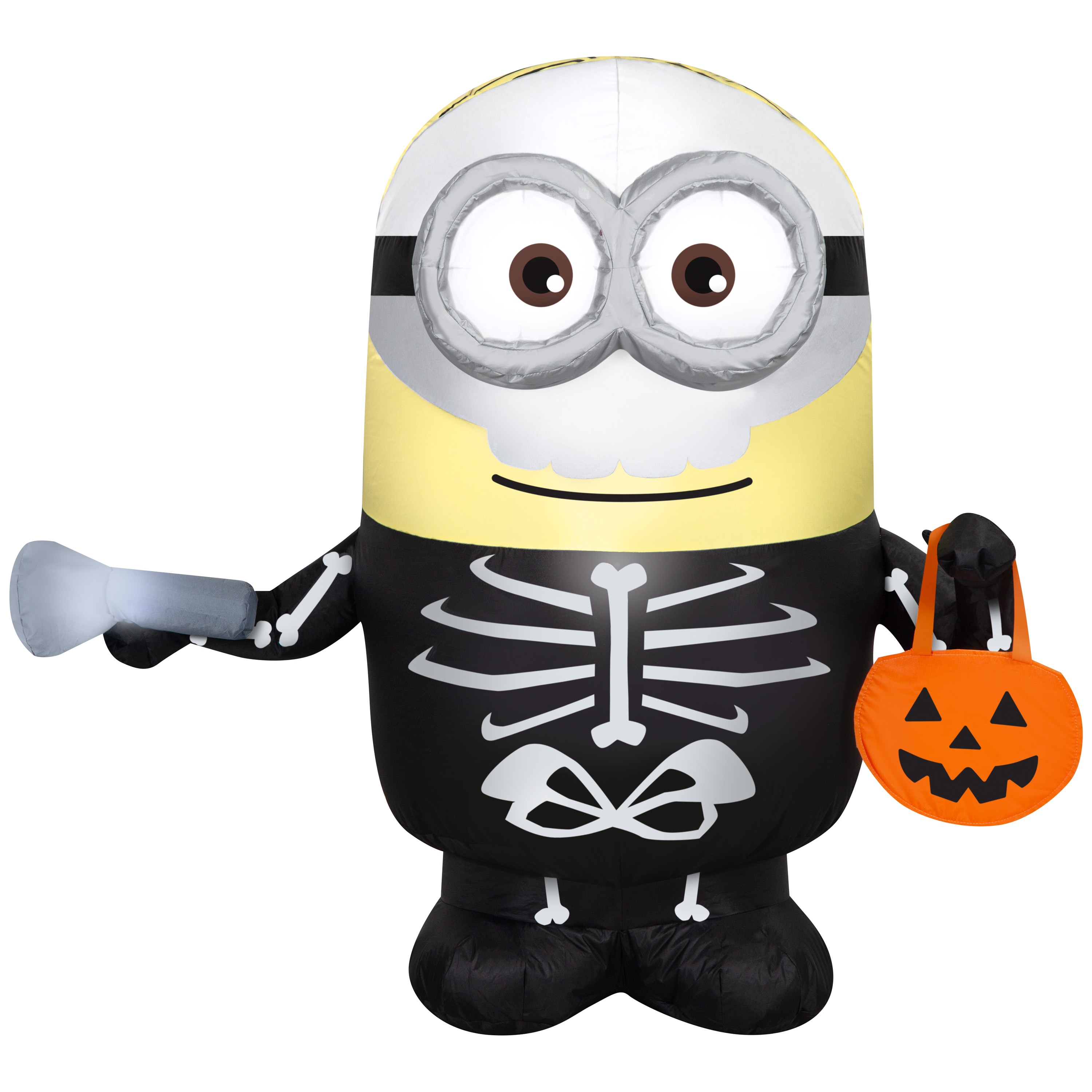 Universal 552726 3.0-ft Lighted Skeleton Inflatable