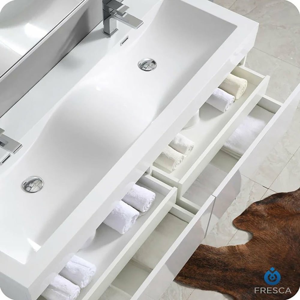 Fresca FCB8040WH-I Bath-Vanity-Combo - View #5