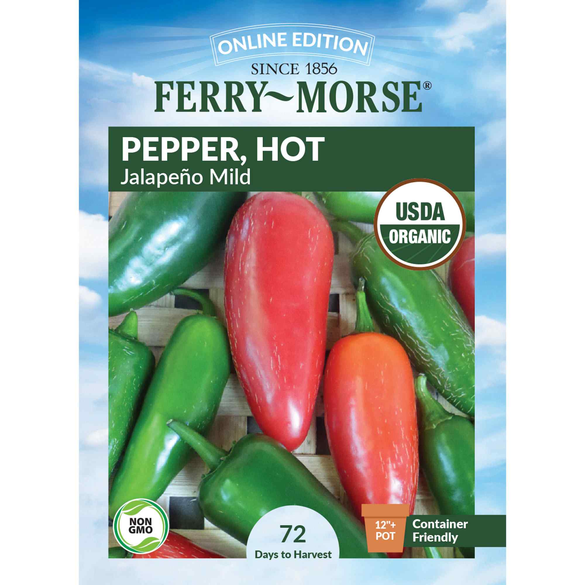 Ferry-Morse LC25.9637 Organic Pepper Seeds 400 Milligram(s)
