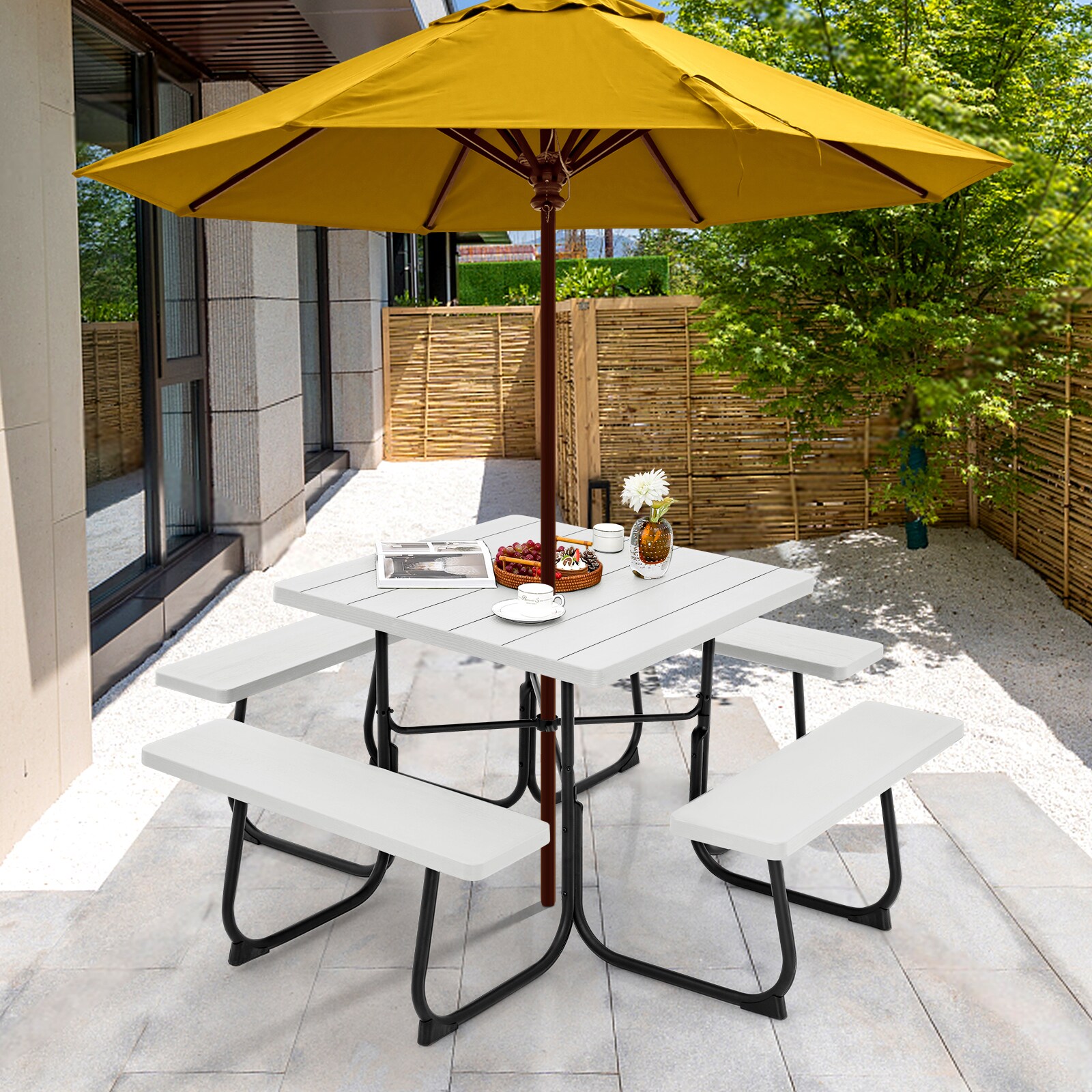 LIVIZA TDG11265WH-X Picnic-Tables - View #10