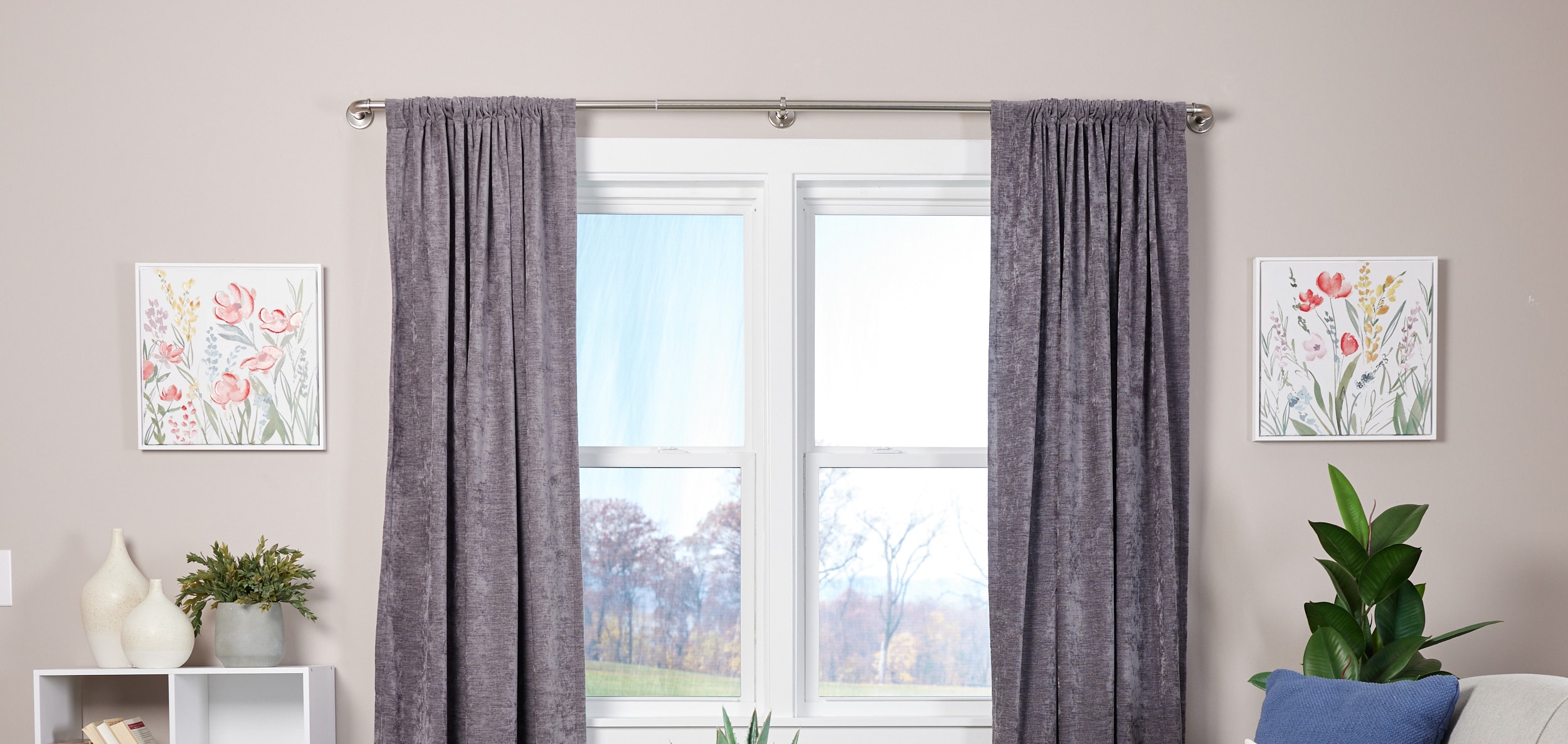 allen + roth FSI 1301A BNIC Curtain-Rods - View #5