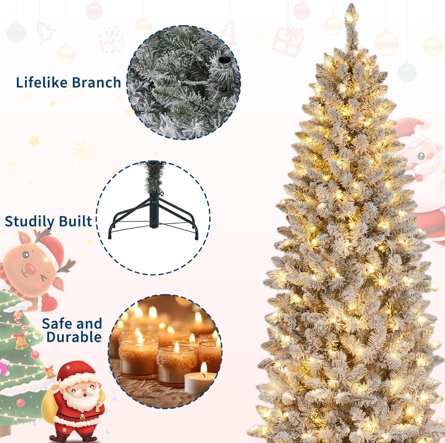 Der Rose WWJ-PHK-35JM0T57 Artificial-Plants-Trees - View #5