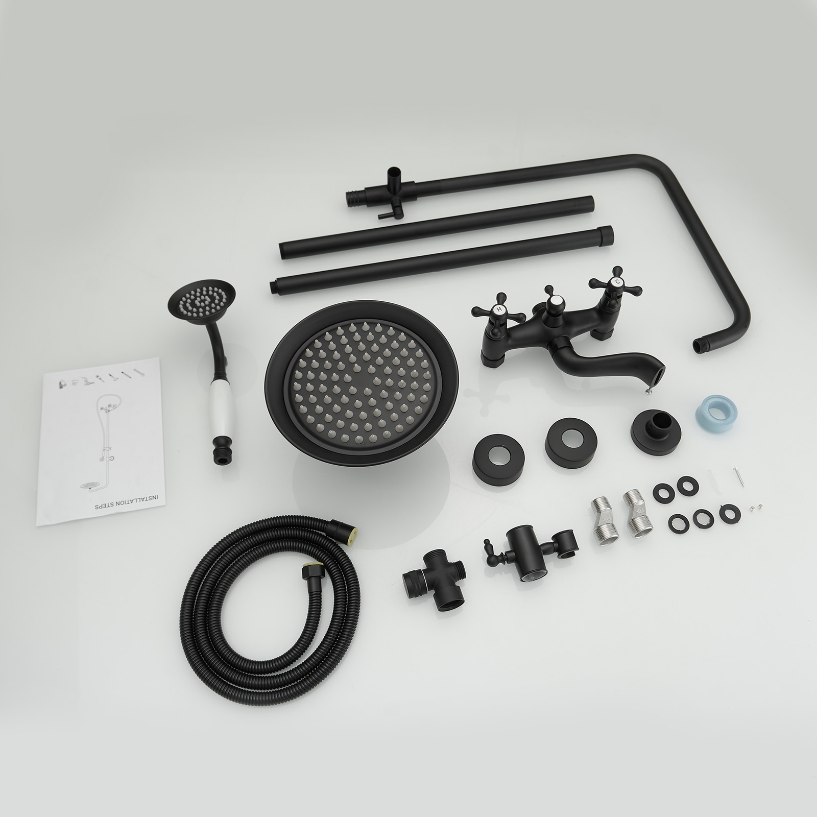 BWE A-98023-S-B Showerhead-Bar-Panels - View #8
