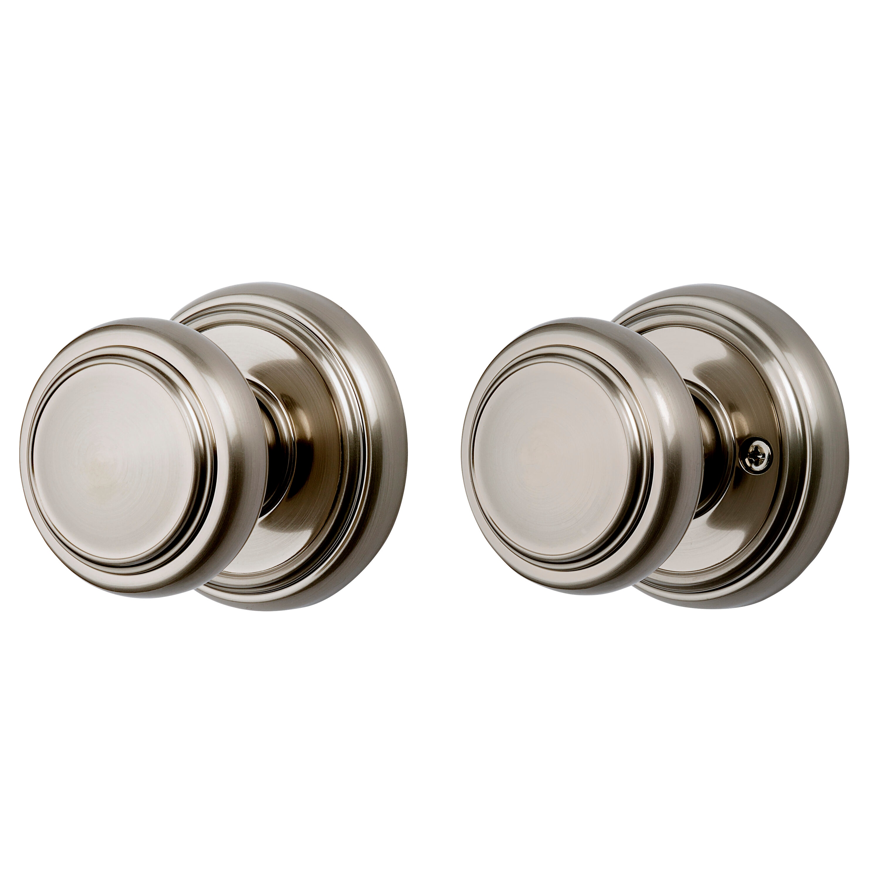 RELIABILT Baron Satin Nickel Interior/Exterior Hall/Closet Passage