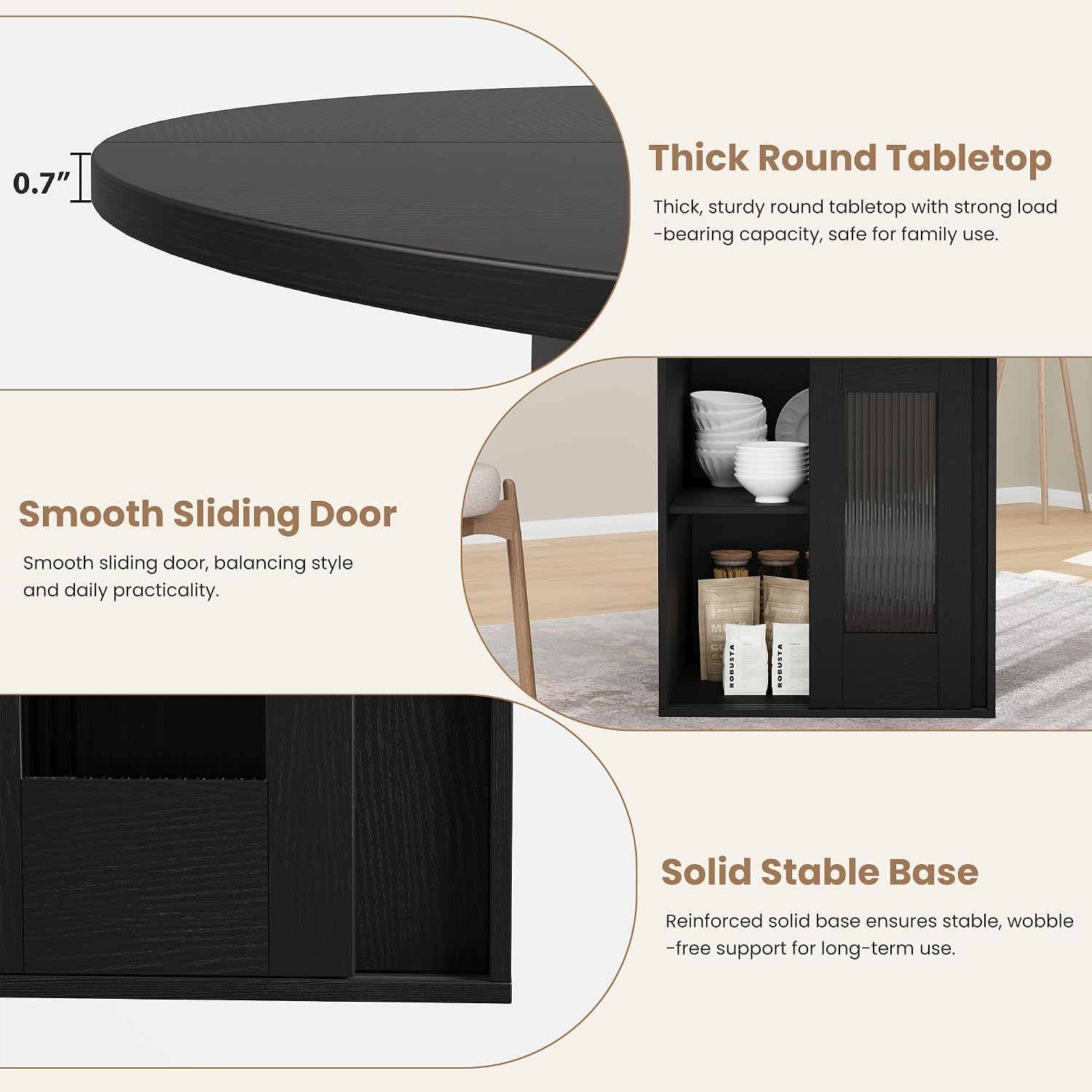 Aoile XH26081073 Dining-Tables - View #6