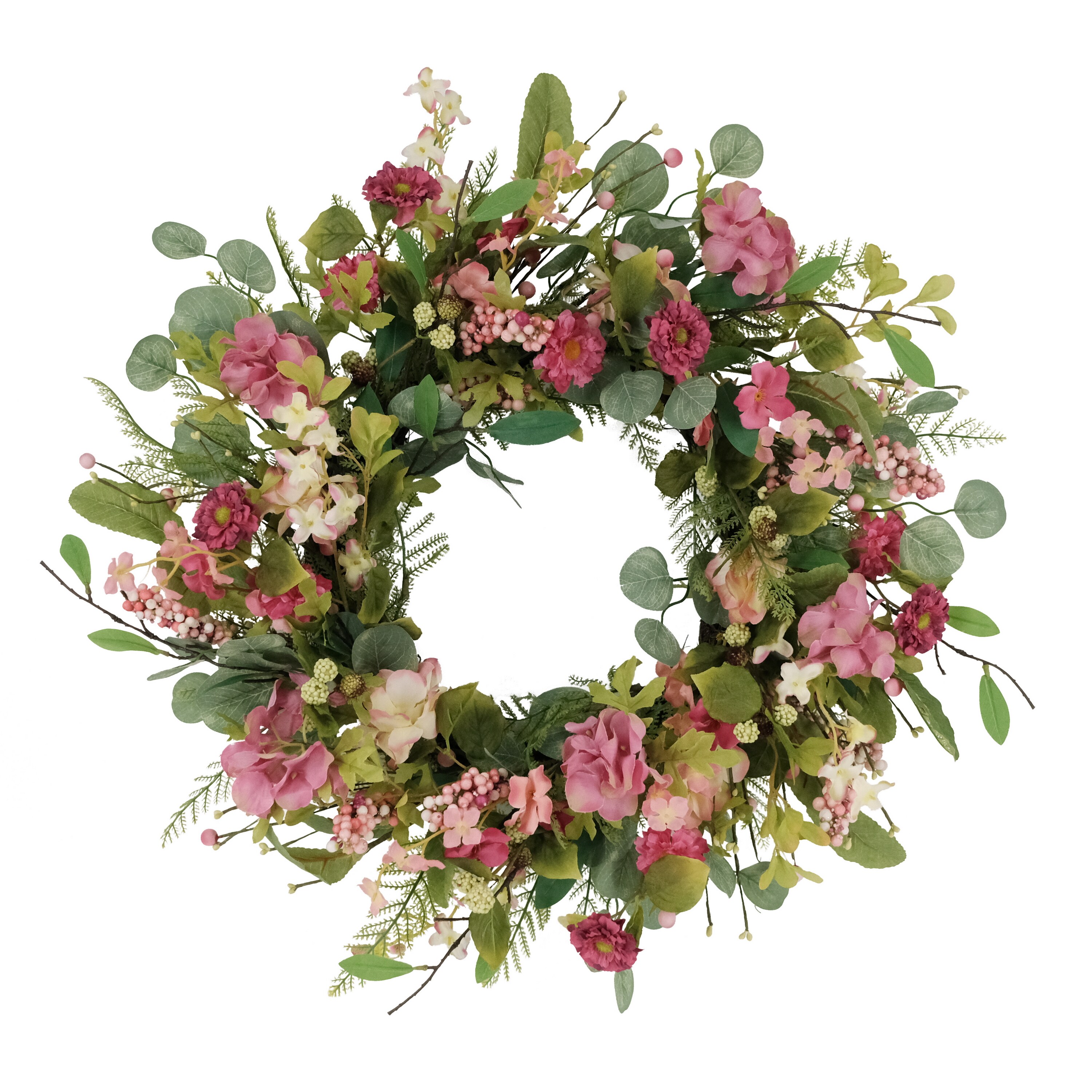 Puleo International 1383A-W24 24-in H Any occasion Hanging decoration Wreath