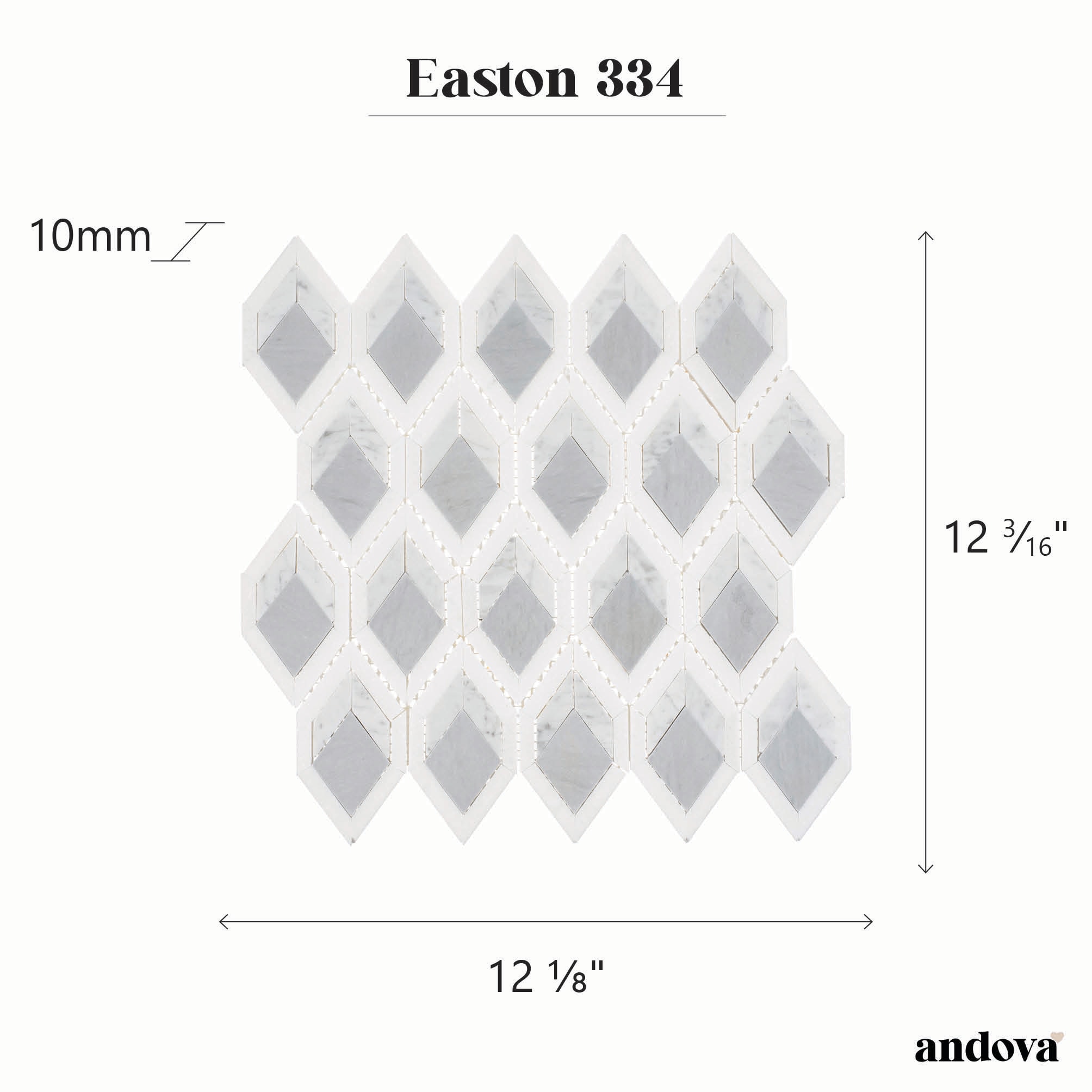 Andova Tiles ANDEAS334 Ceramic-Tile - View #6